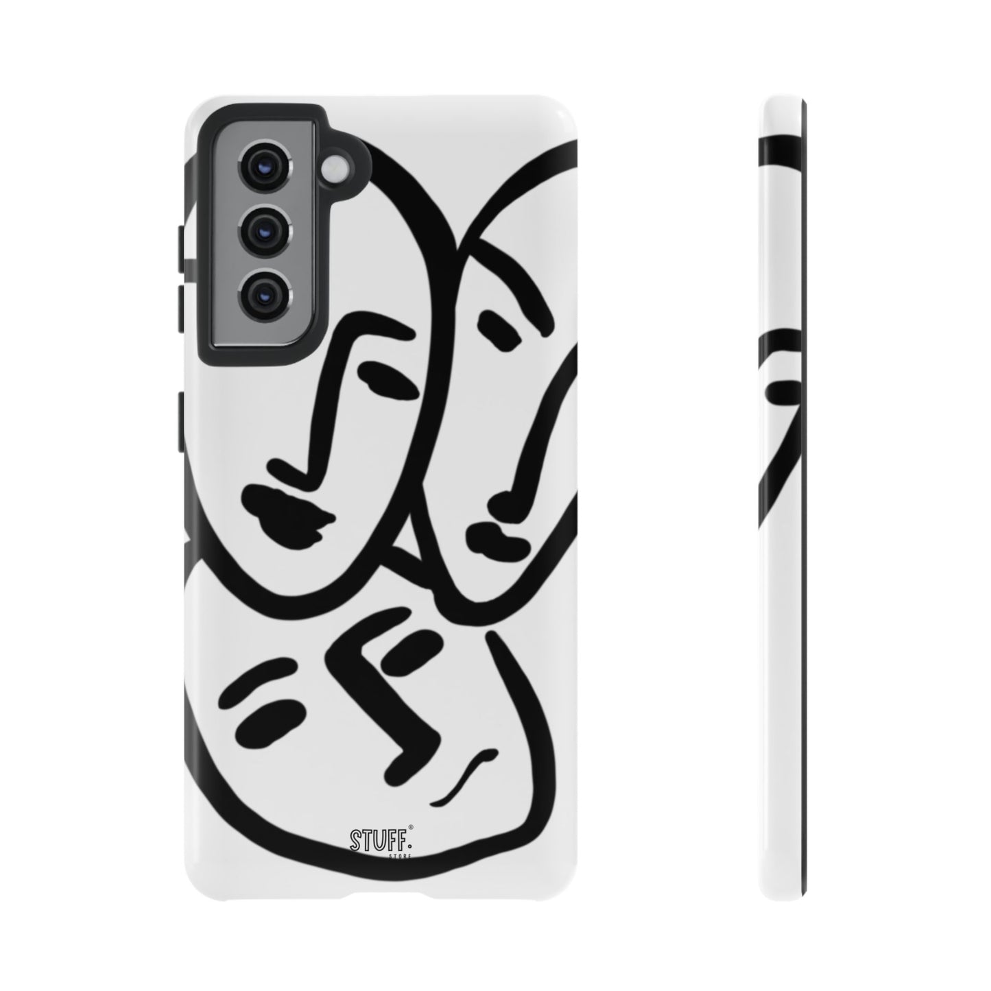 Les Trois Visages | Coque résistante double protection — inspiration Matisse