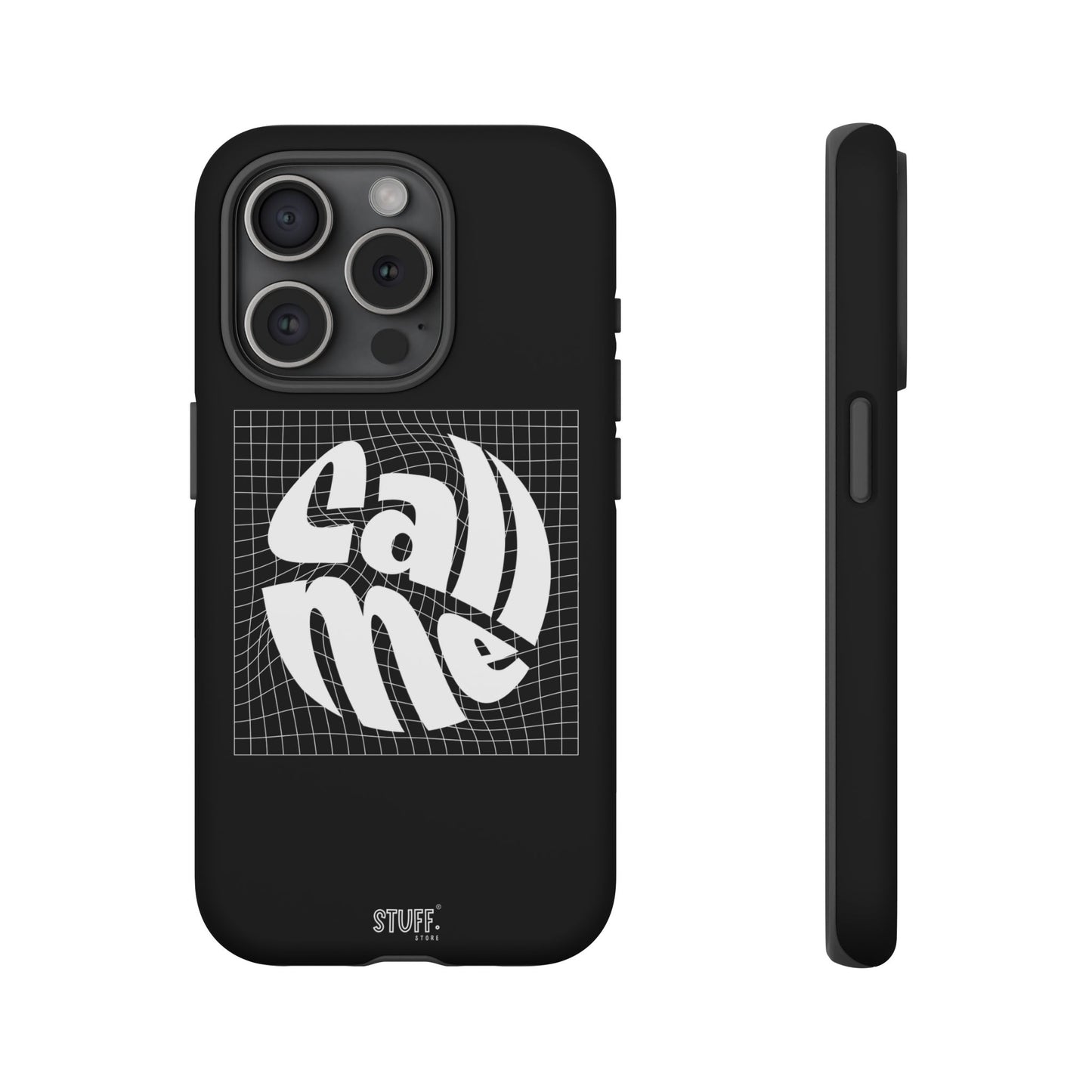 Call Me Case | Coque résistante double protection - Noir Effet Mat
