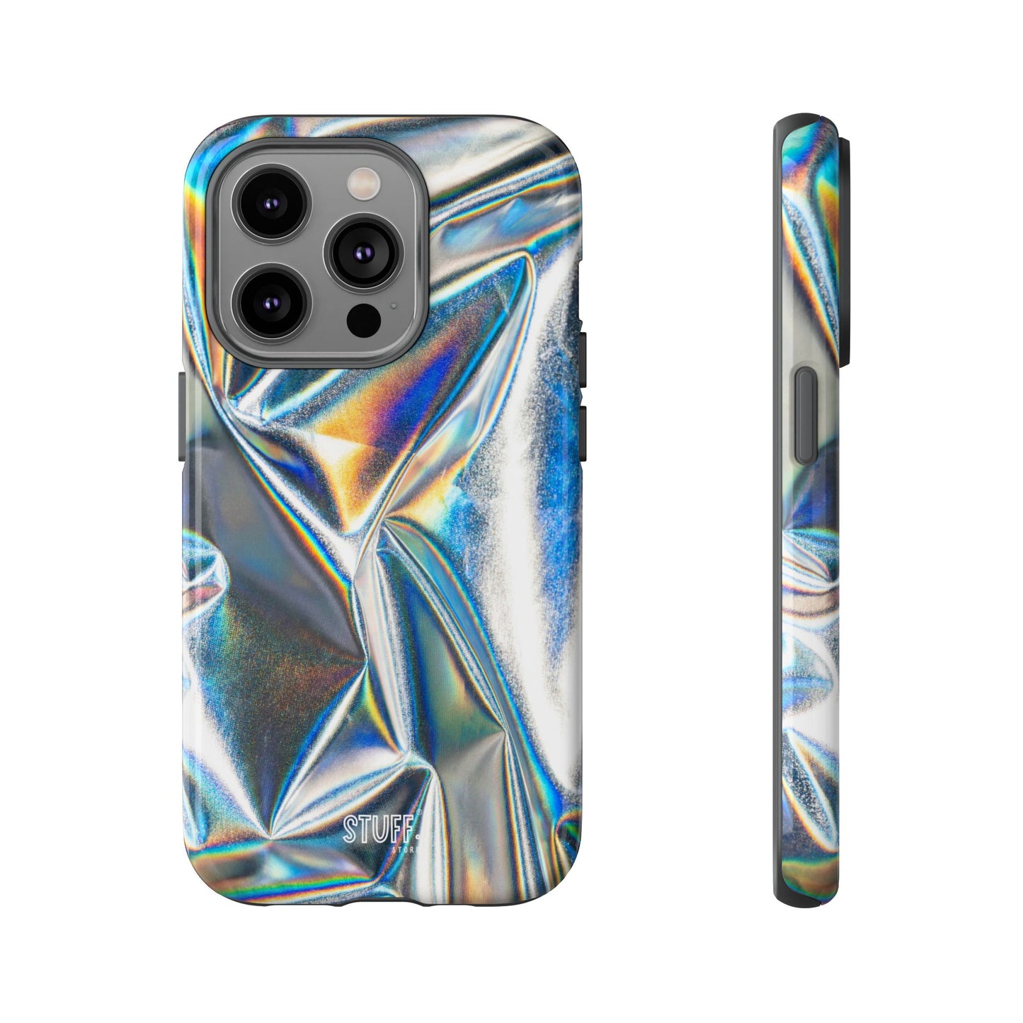 Metallic Case | Coque résistante double protection anti-choc - Effet Métallique