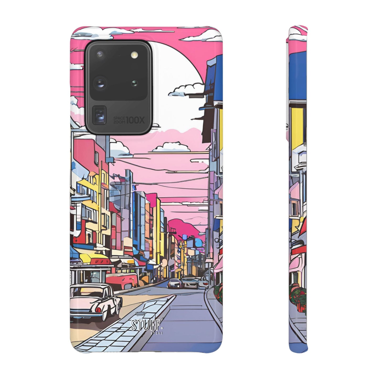 Pop Art Sunset | Coque snap légère et résistante inspiration Lichtenstein