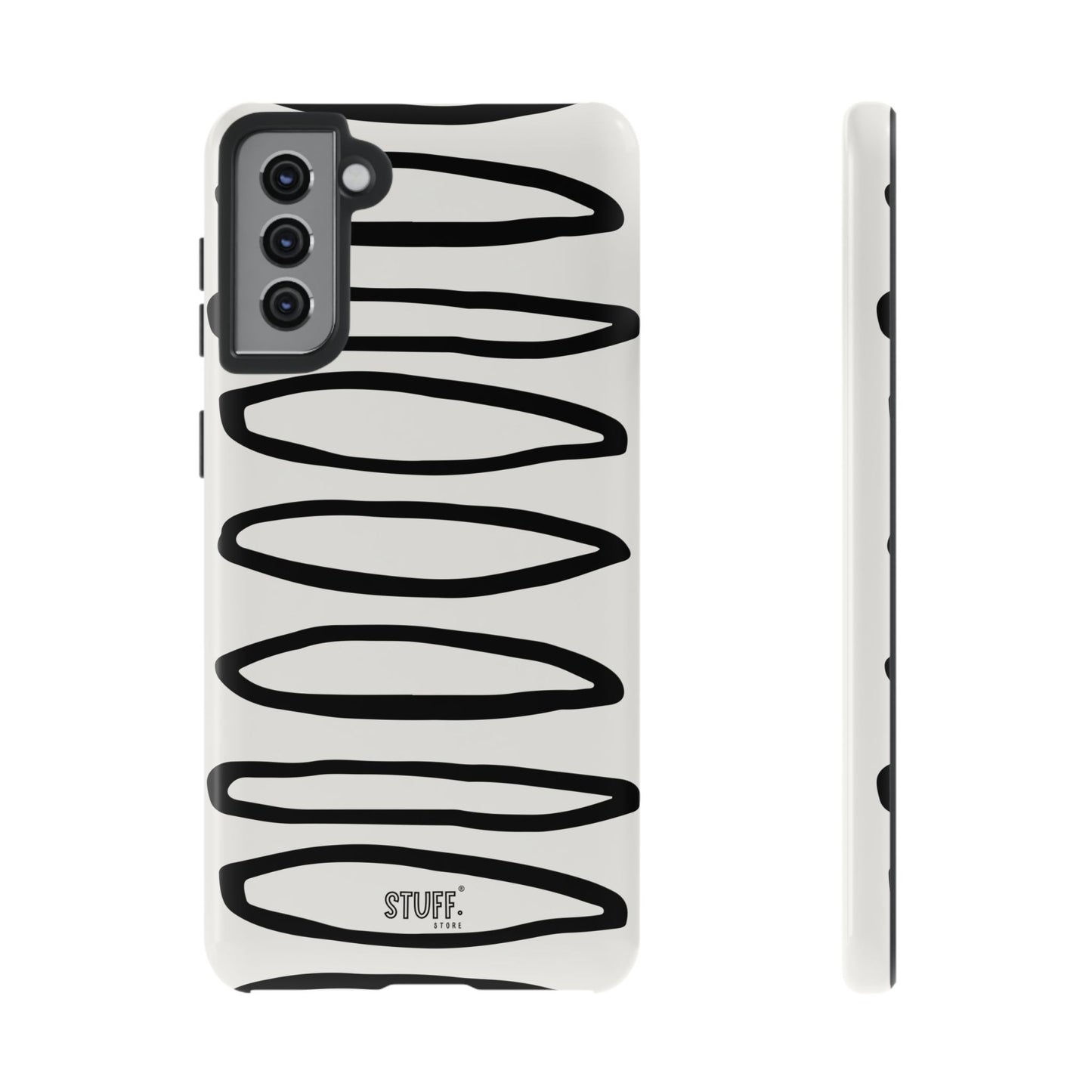 Loopy Case | Coque résistante double protection - Motif cercles abstraits