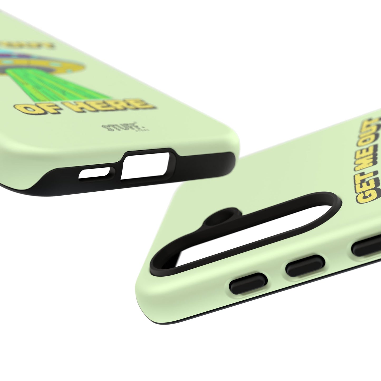 Get Me Out of Here | Coque résistante anti-choc — Vert Menthe