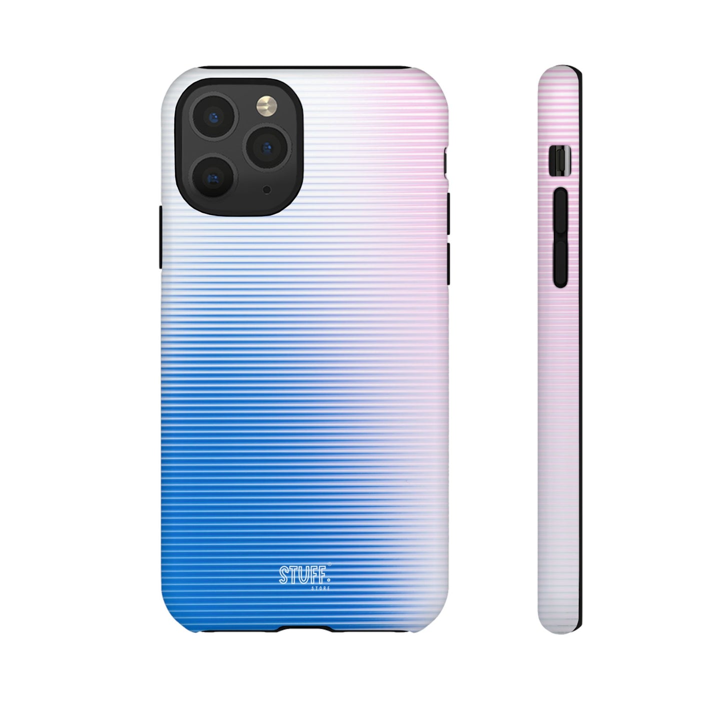 Gradient Case | Coque résistante double protection anti-choc - Dégradé Bleu & Rose