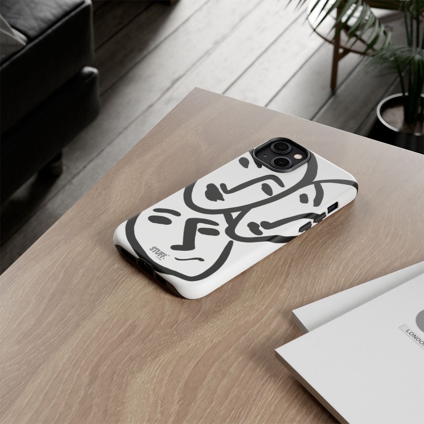 Les Trois Visages | Coque résistante double protection — inspiration Matisse