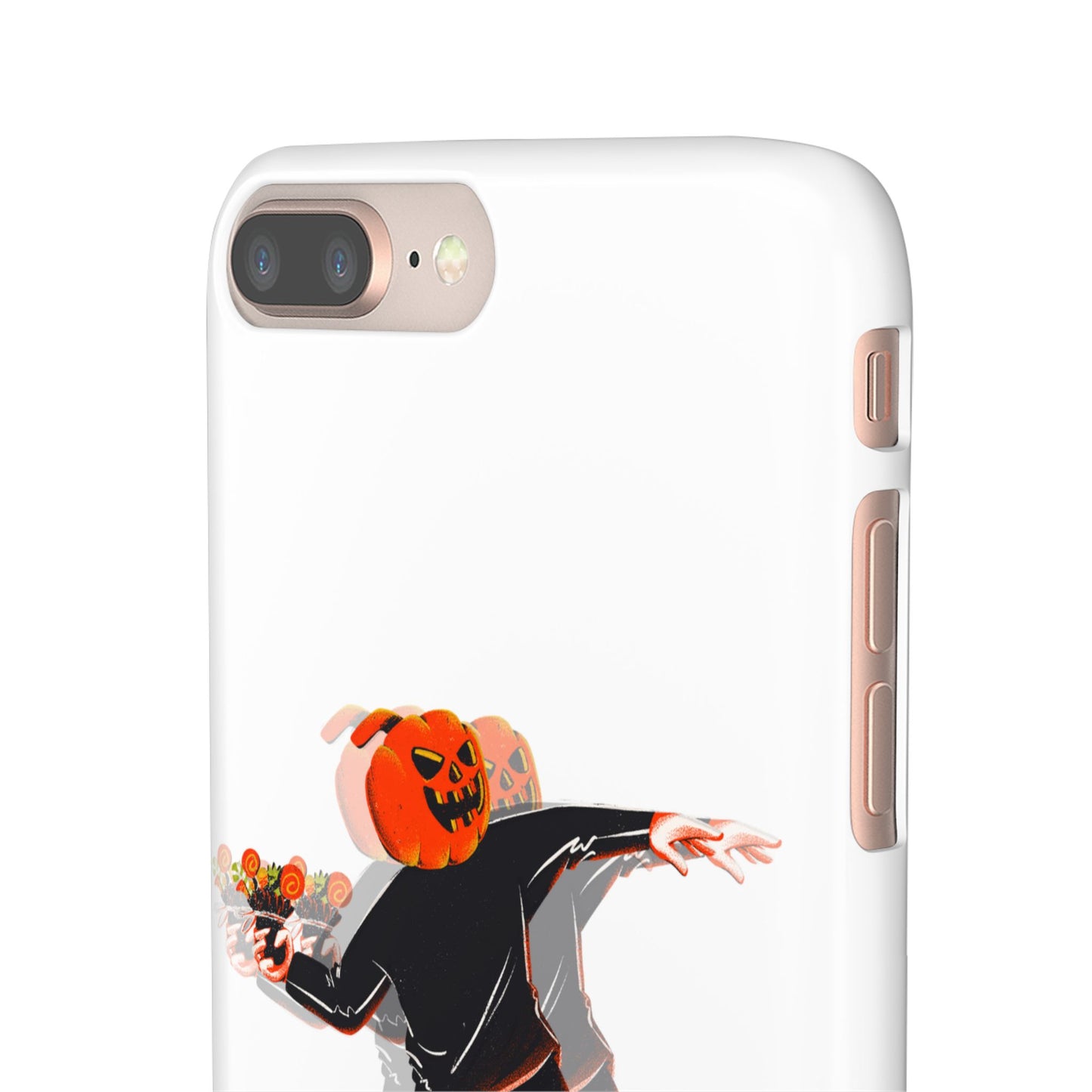 Pumpksy | Coque snap légère et résistante inspiration Banksy – Blanc