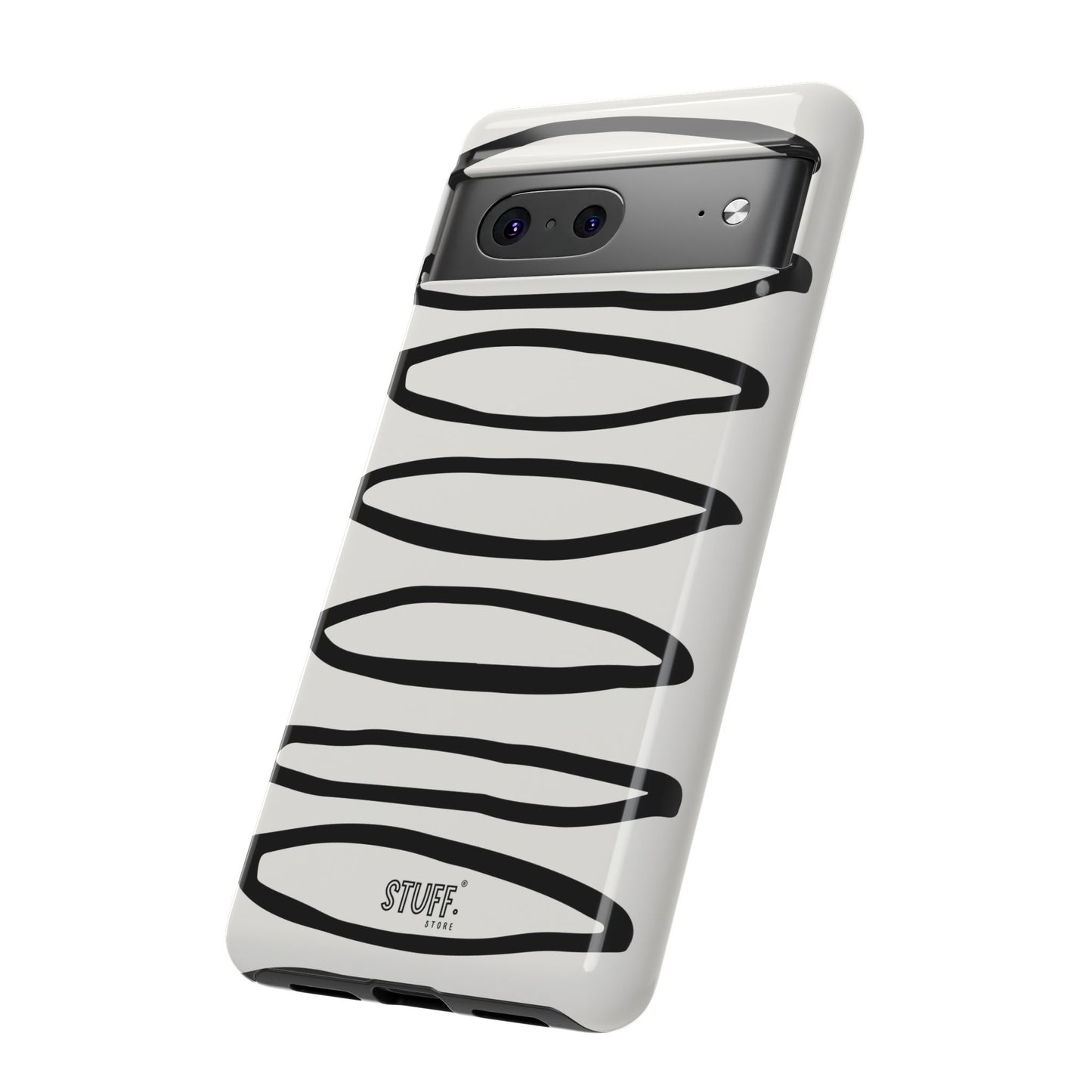 Loopy Case | Coque résistante double protection - Motif cercles abstraits