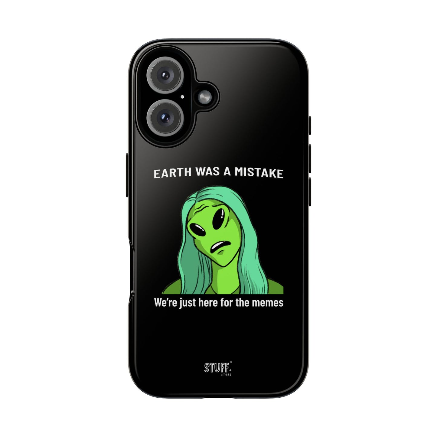 Meme Liking Alien Case | Coque résistante double protection pour les amateurs de Pop Culture
