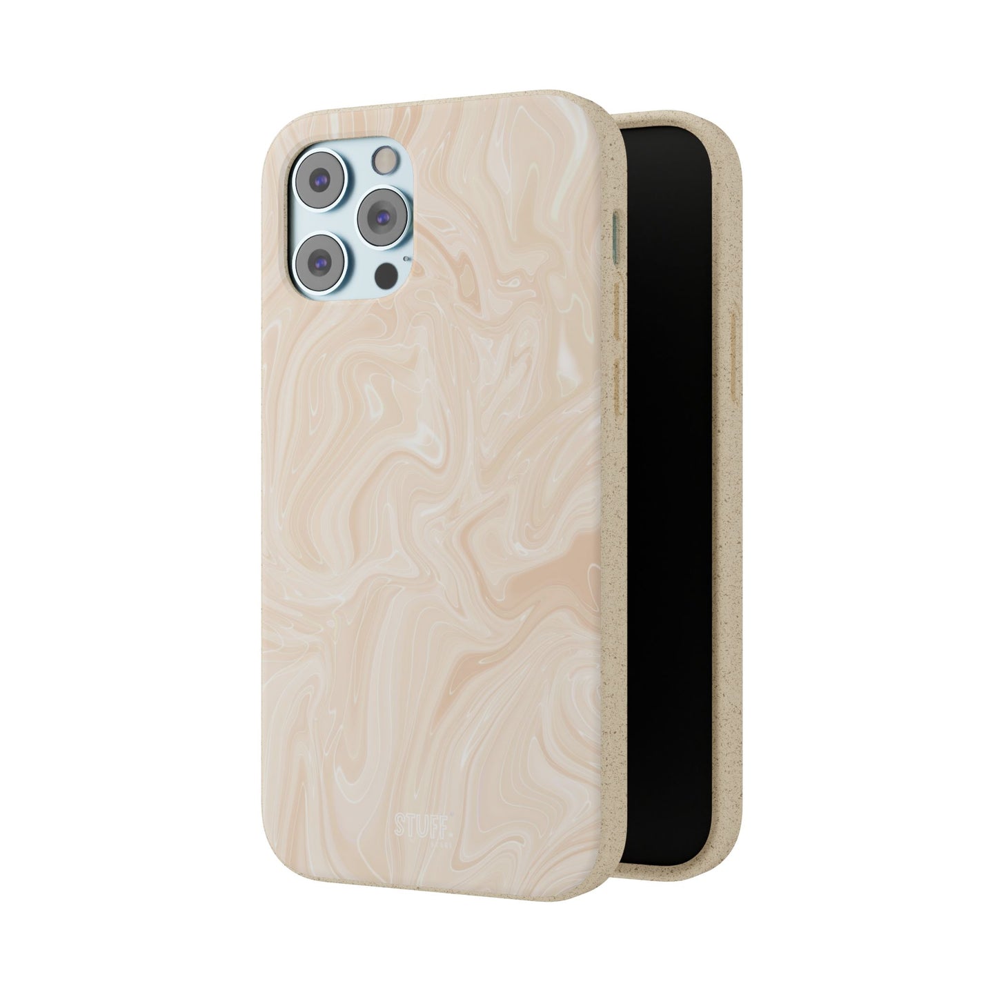 Liquid Marble Case | Coque Eco-Friendly en Bambou et Bioplastique Effet Marbré - Disponible avec Emballage Cadeau