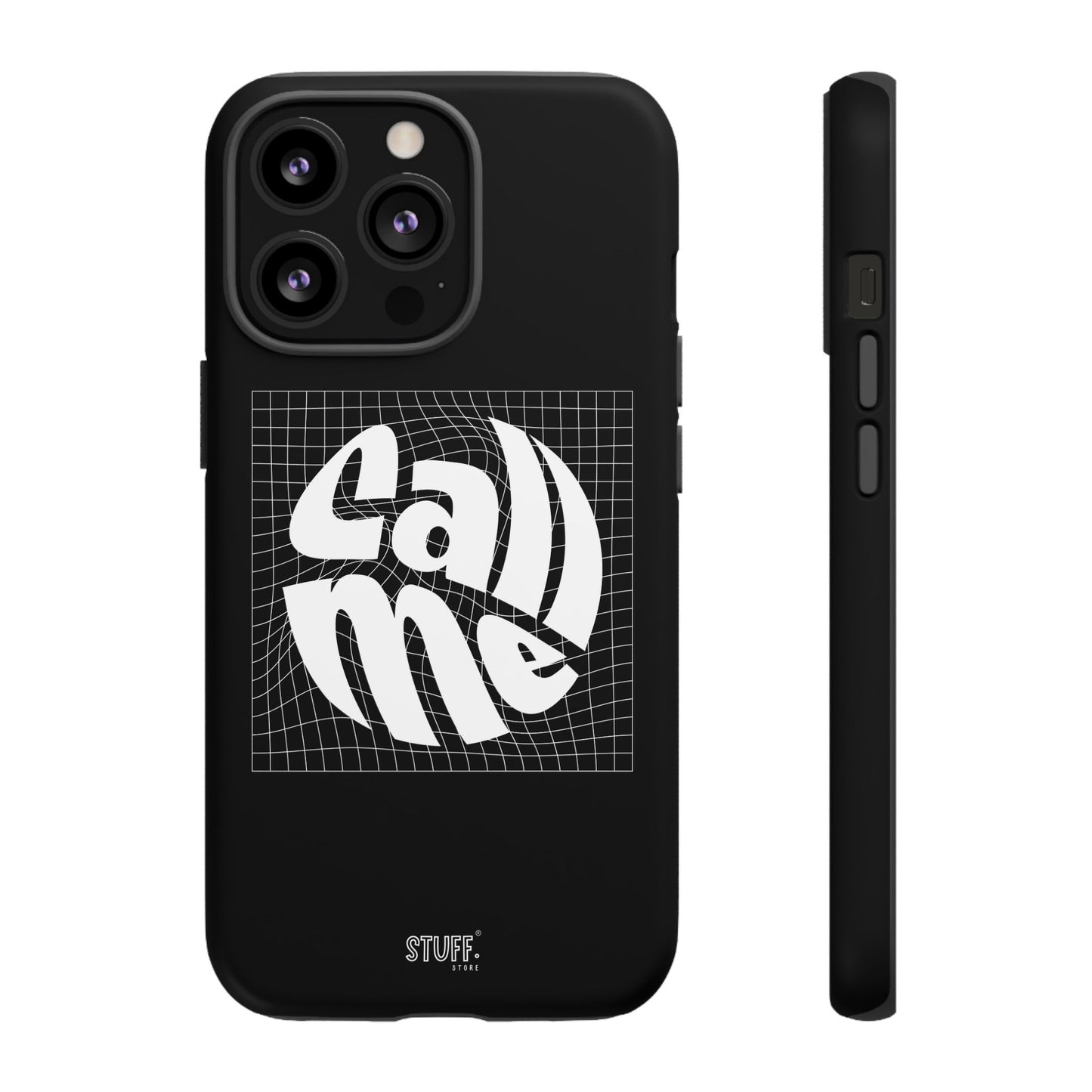 Call Me Case | Coque résistante double protection - Noir Effet Mat