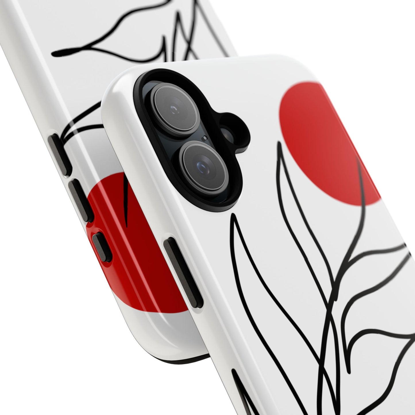Red Sun Case | Coque résistante double protection avec Design Minimaliste