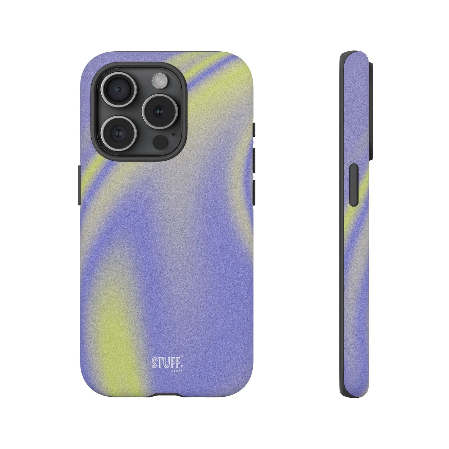 Vibrant Case | Coque résistante double protection anti-choc - Violet & Jaune