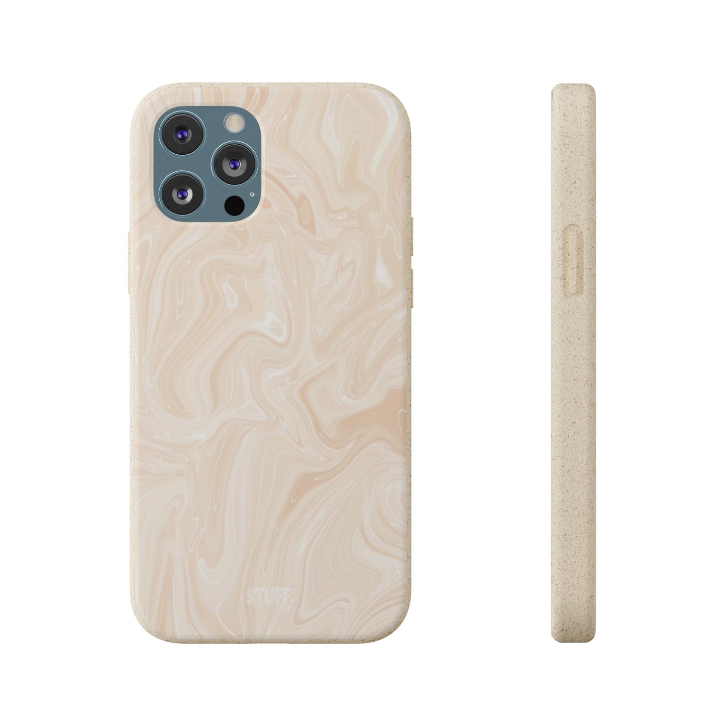 Liquid Marble Case | Coque Eco-Friendly en Bambou et Bioplastique Effet Marbré - Disponible avec Emballage Cadeau