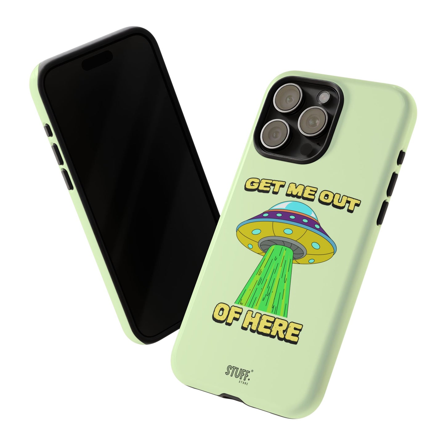 Get Me Out of Here | Coque résistante anti-choc — Vert Menthe