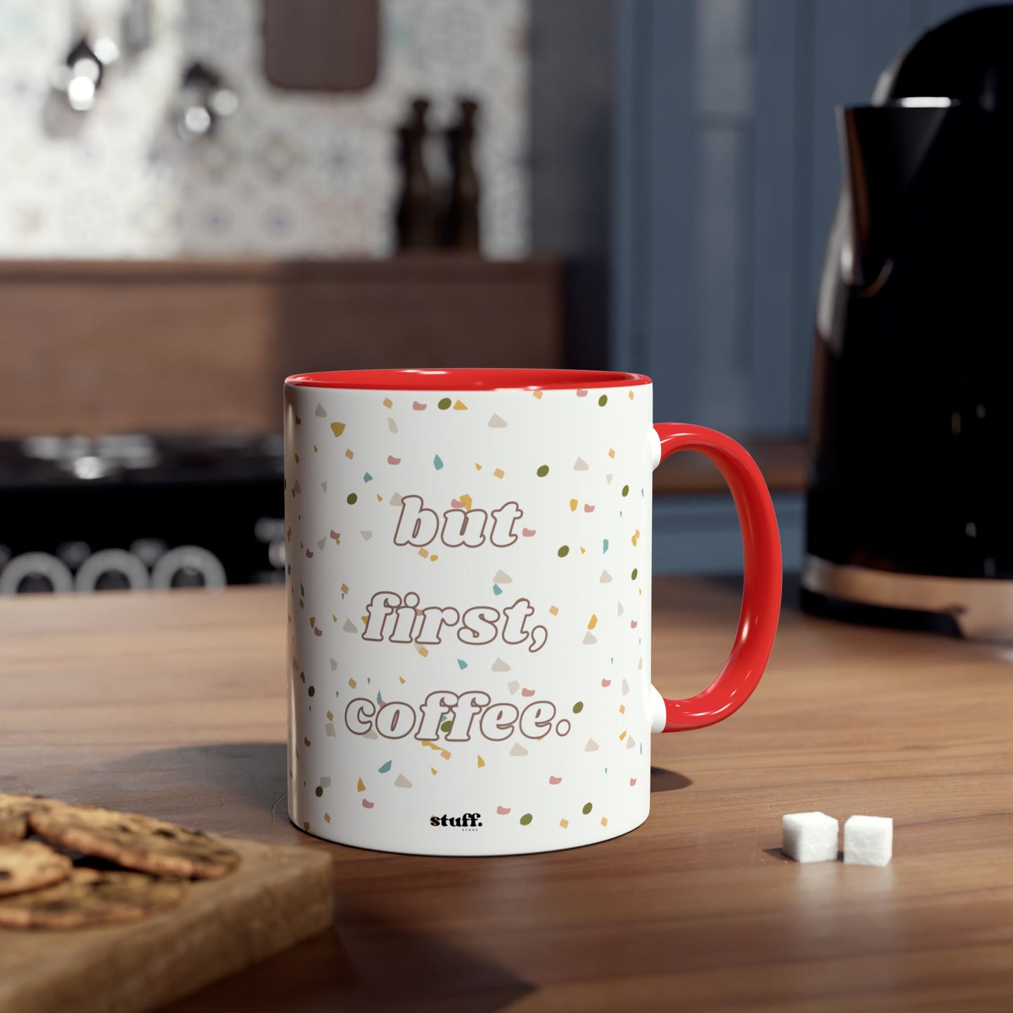 but first, coffee two-tone coffee mug