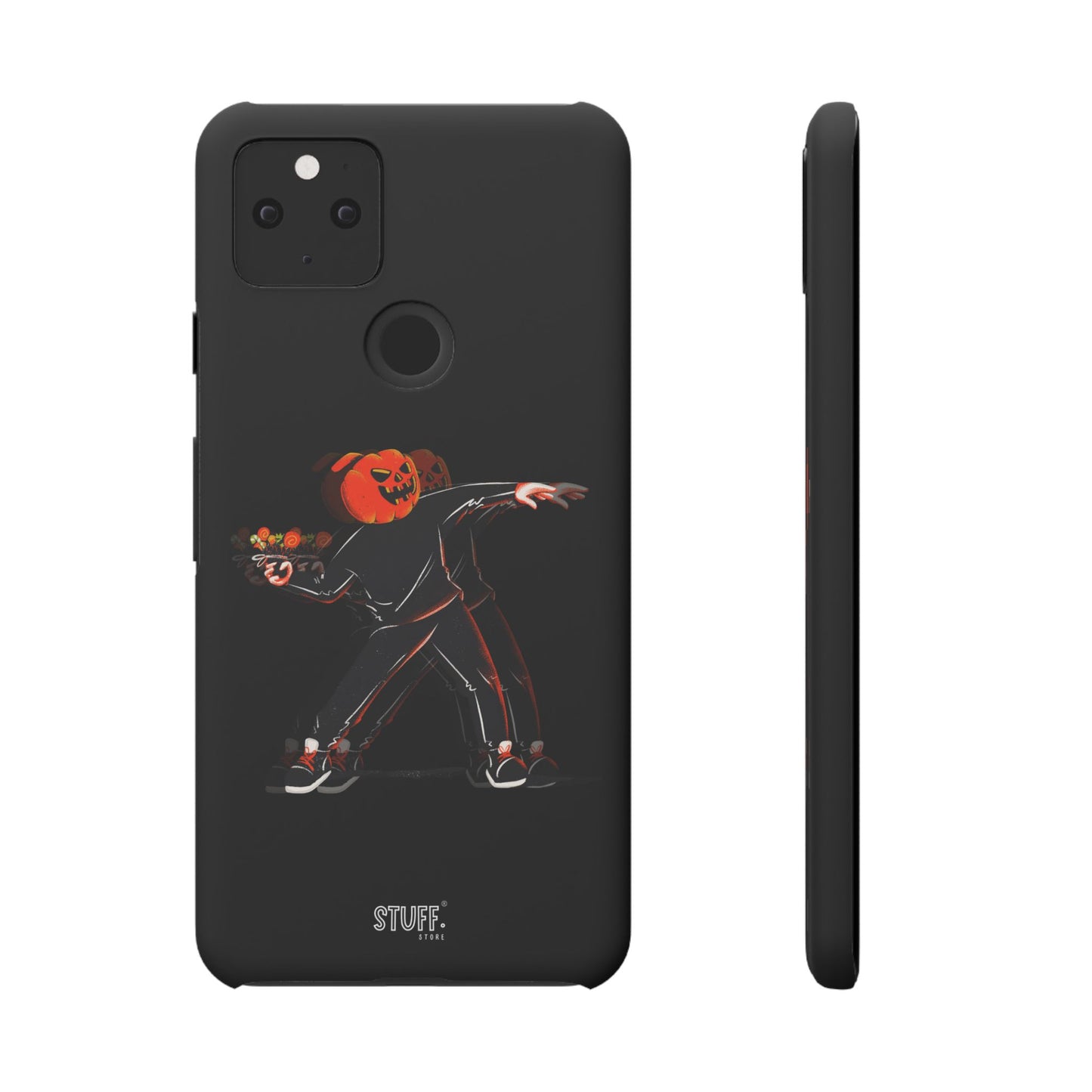 Pumpksy | Coque snap légère et résistante inspiration Banksy – Noir
