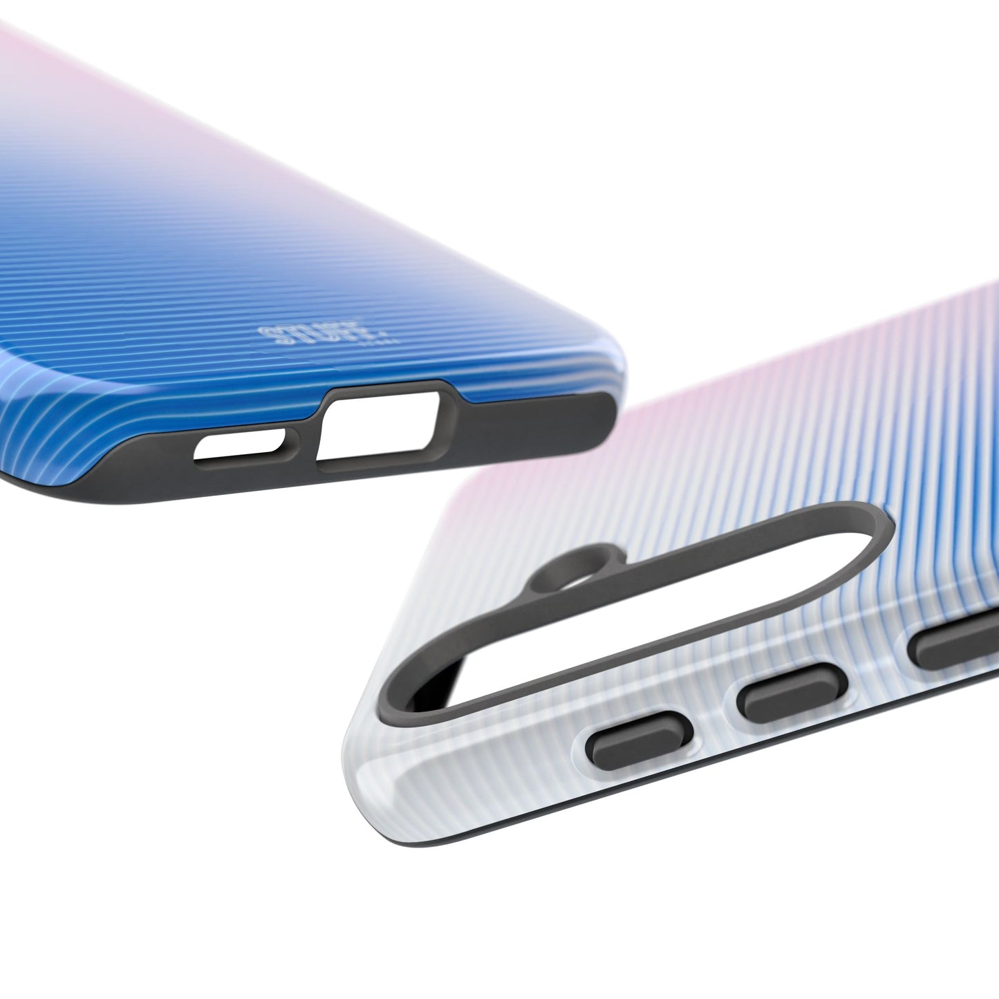 Gradient Case | Coque résistante double protection anti-choc - Dégradé Bleu & Rose