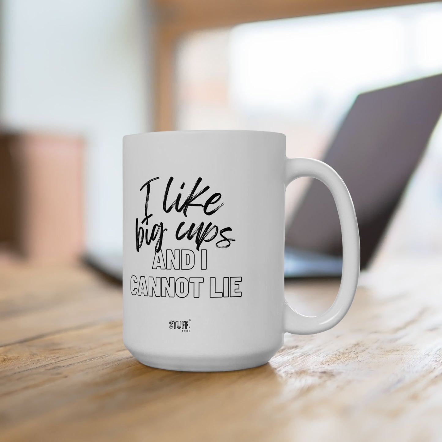 Big Cup | Mug en céramique avec phrase drôle — 440ml