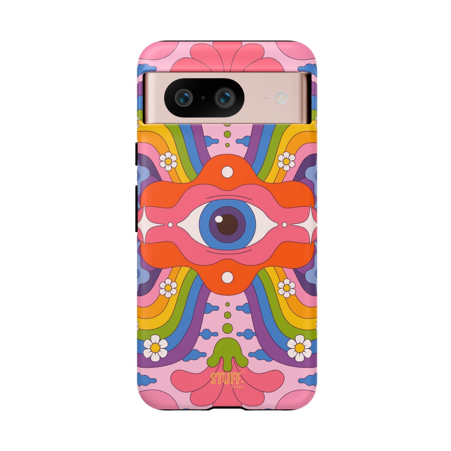 Psych Case | Coque résistante double protection avec Design Psychédélique coloré