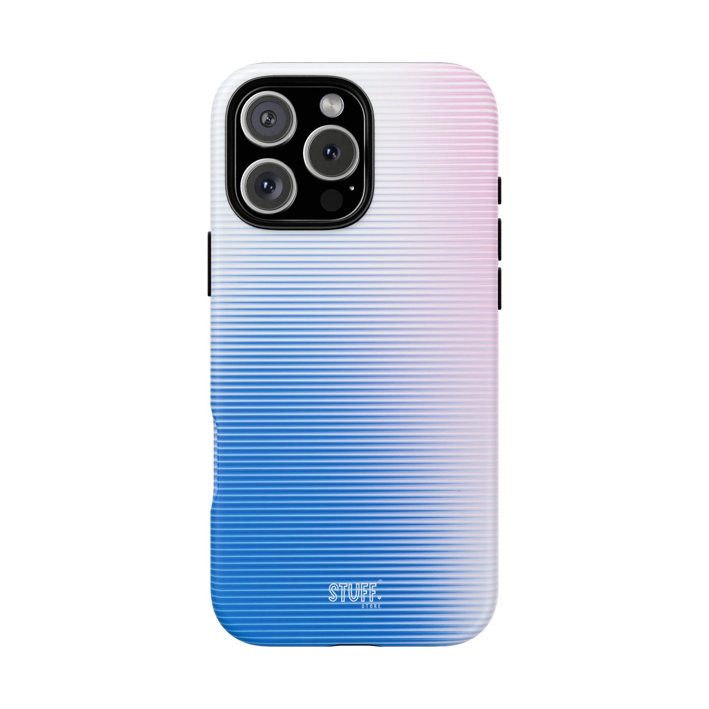 Gradient Case | Coque résistante double protection anti-choc - Dégradé Bleu & Rose