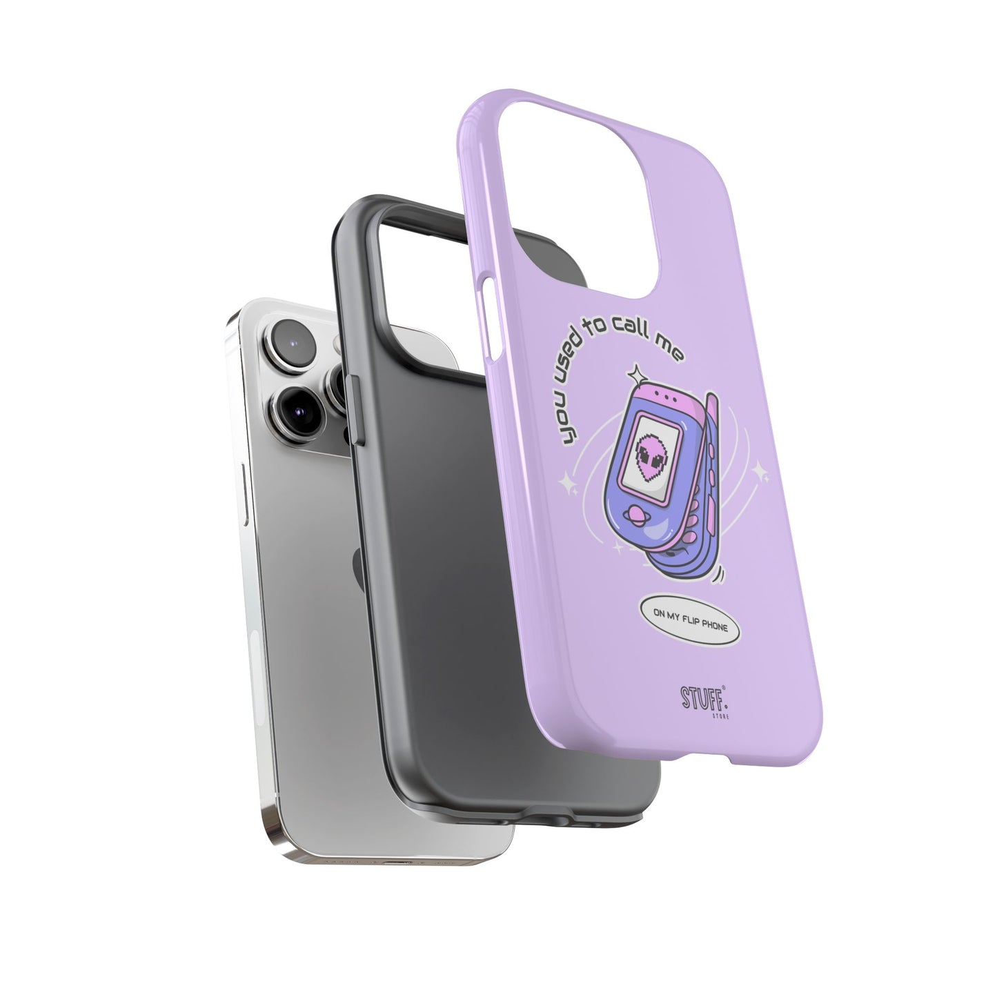 Flip Phone Case | Coque résistante double protection avec Design Y2K