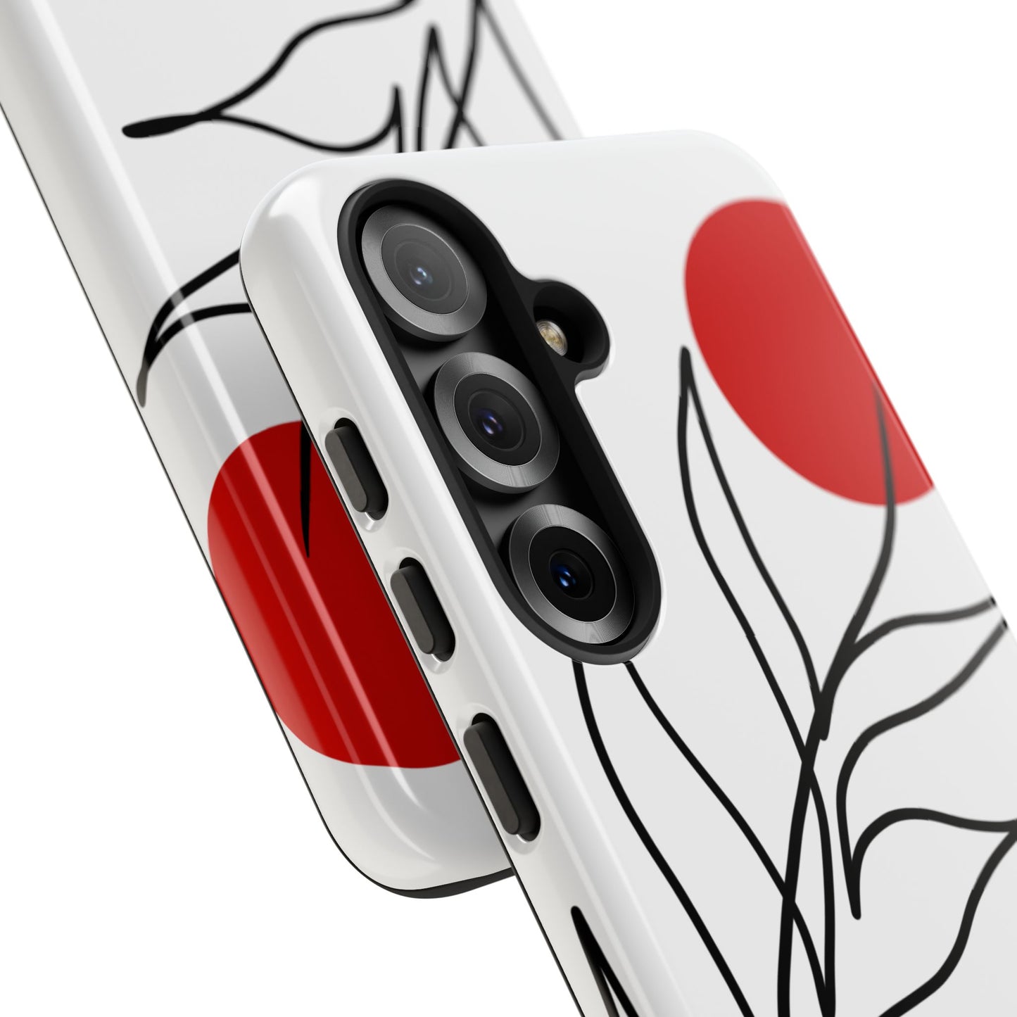 Red Sun Case | Coque résistante double protection avec Design Minimaliste