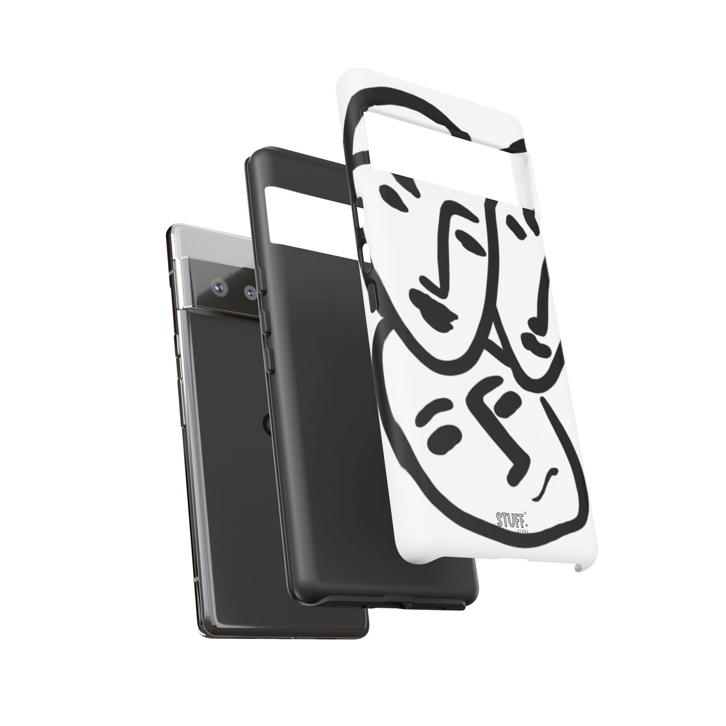 Les Trois Visages | Coque résistante double protection — inspiration Matisse