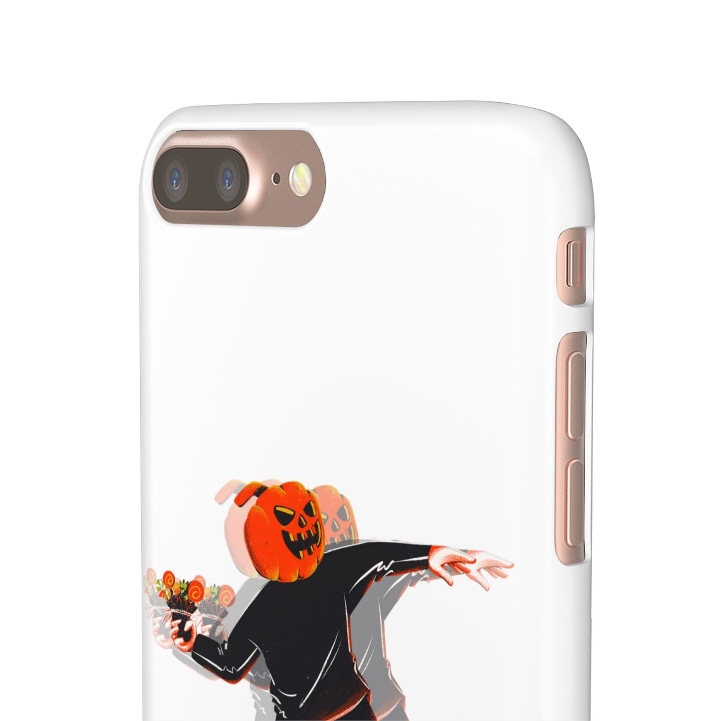 Pumpksy | Coque snap légère et résistante inspiration Banksy – Blanc
