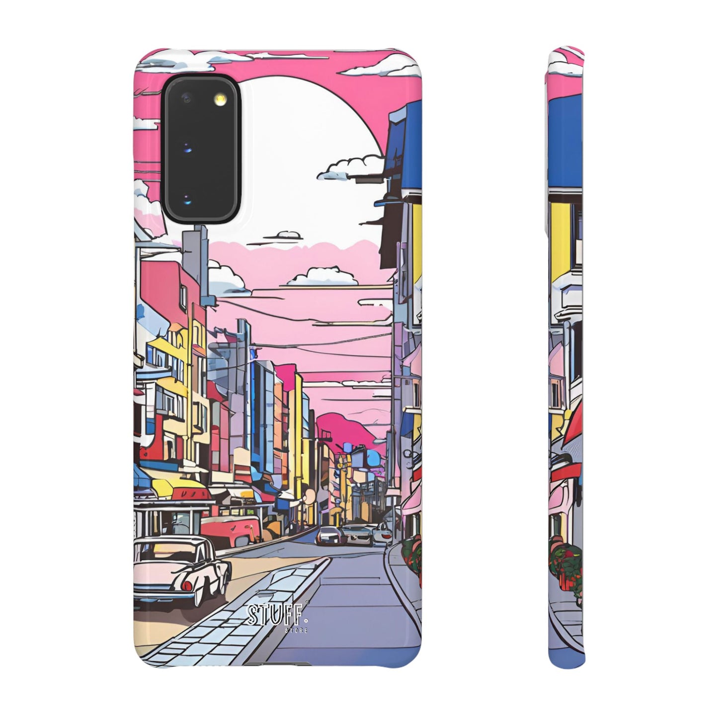 Pop Art Sunset | Coque snap légère et résistante inspiration Lichtenstein