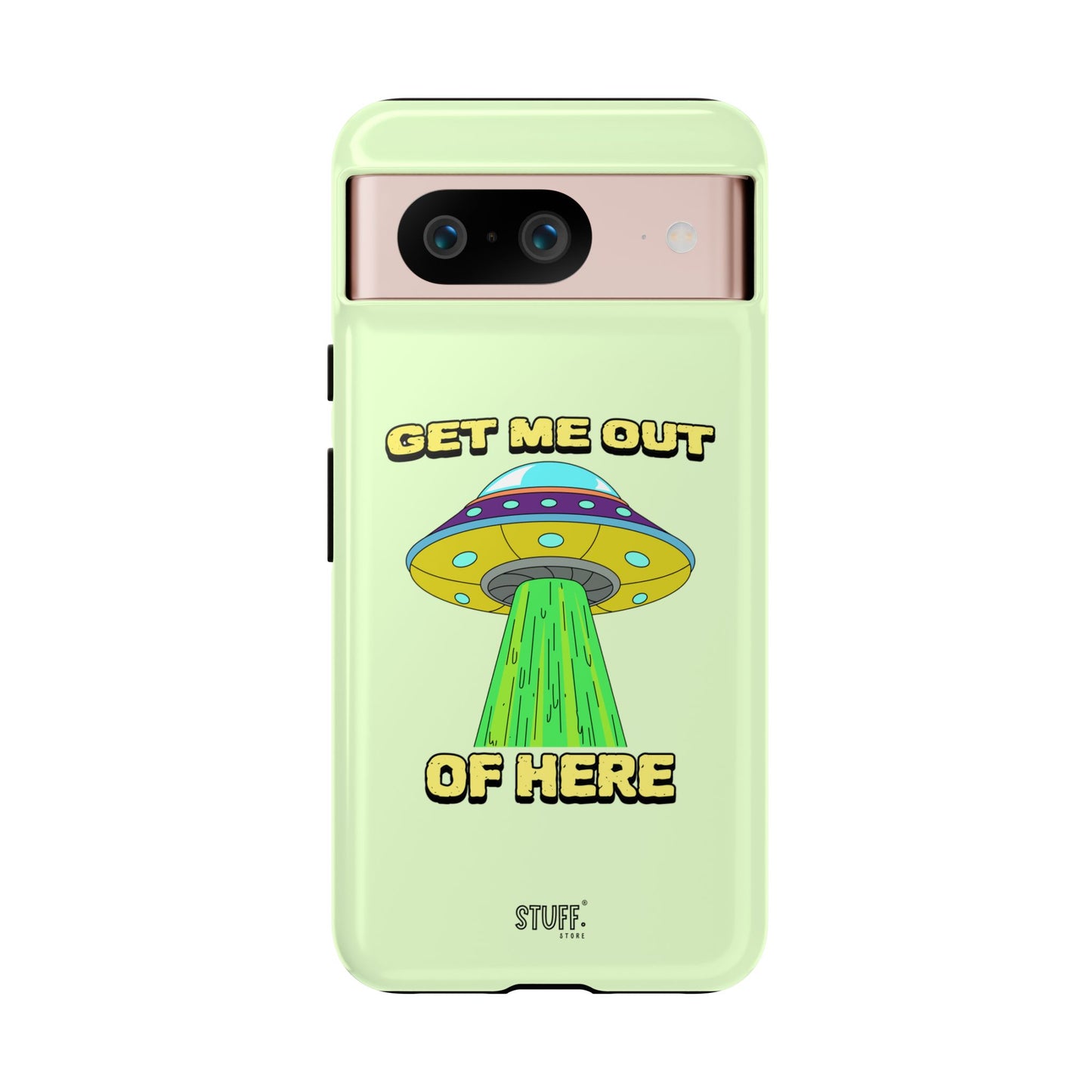 Get Me Out of Here | Coque résistante anti-choc — Vert Menthe