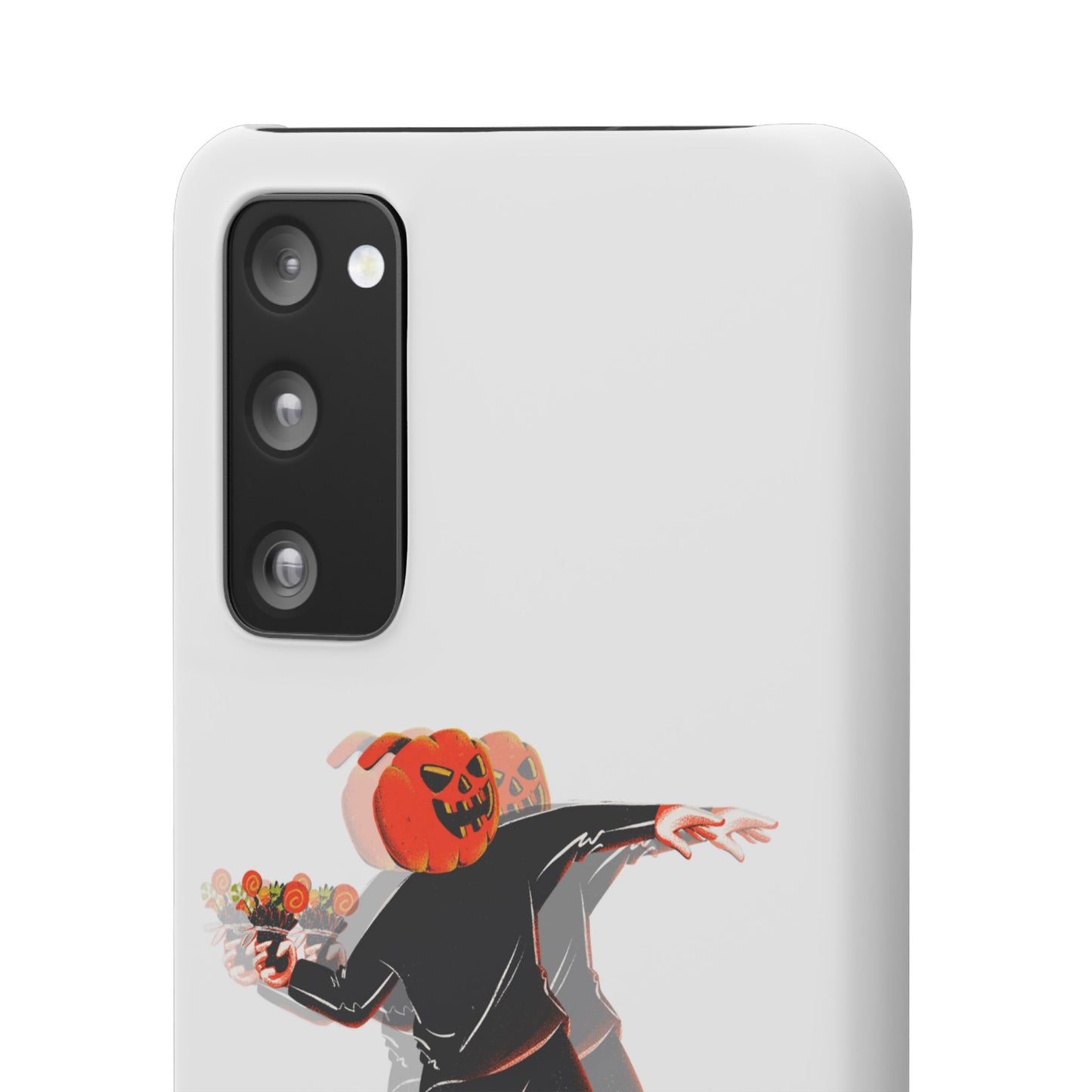 Pumpksy | Coque snap légère et résistante inspiration Banksy – Blanc
