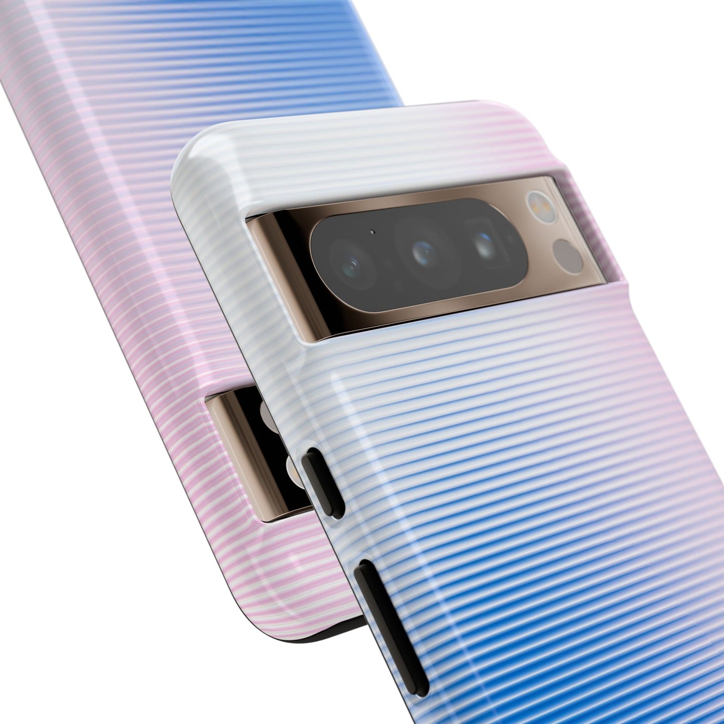 Gradient Case | Coque résistante double protection anti-choc - Dégradé Bleu & Rose