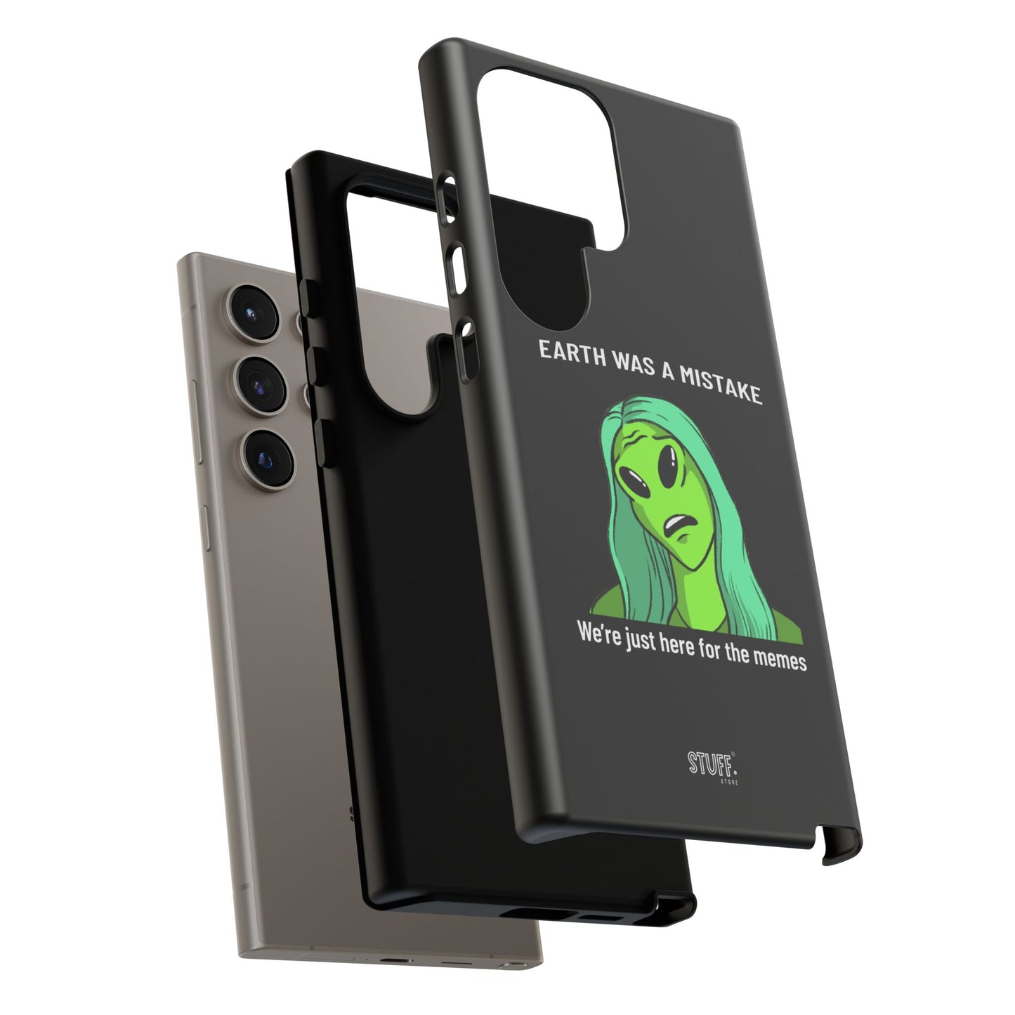 Meme Liking Alien Case | Coque résistante double protection pour les amateurs de Pop Culture