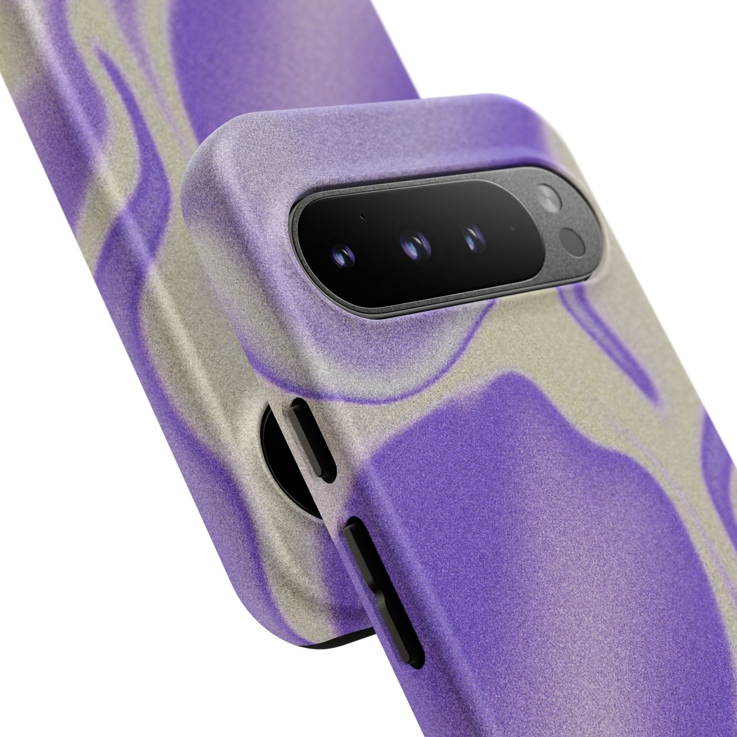 Swirly Case | Coque résistante double protection - Motif vague pourpre
