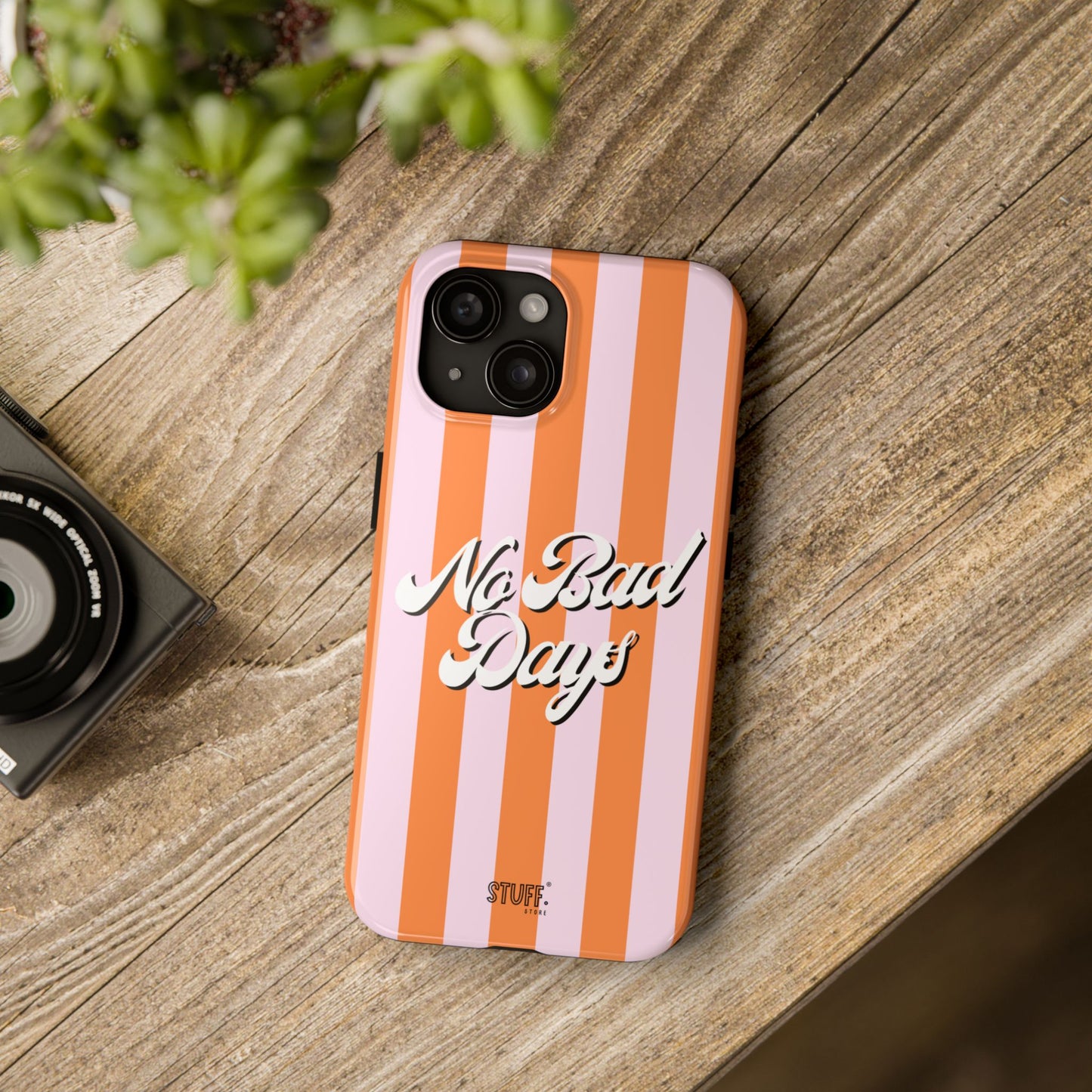 No Bad Days Case | Coque résistante double protection avec phrase positive
