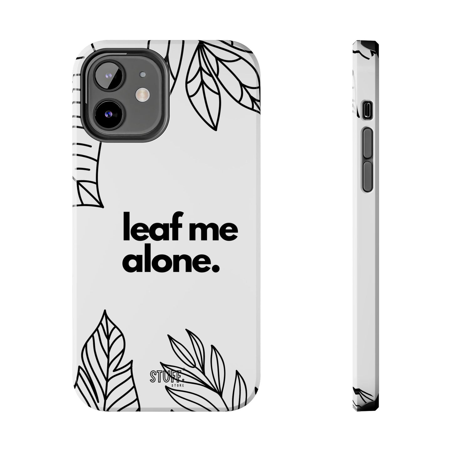 Leaf Me Case | Coque résistante double protection avec design minimaliste