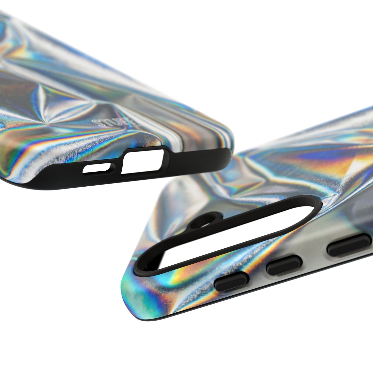 Metallic Case | Coque résistante double protection anti-choc - Effet Métallique