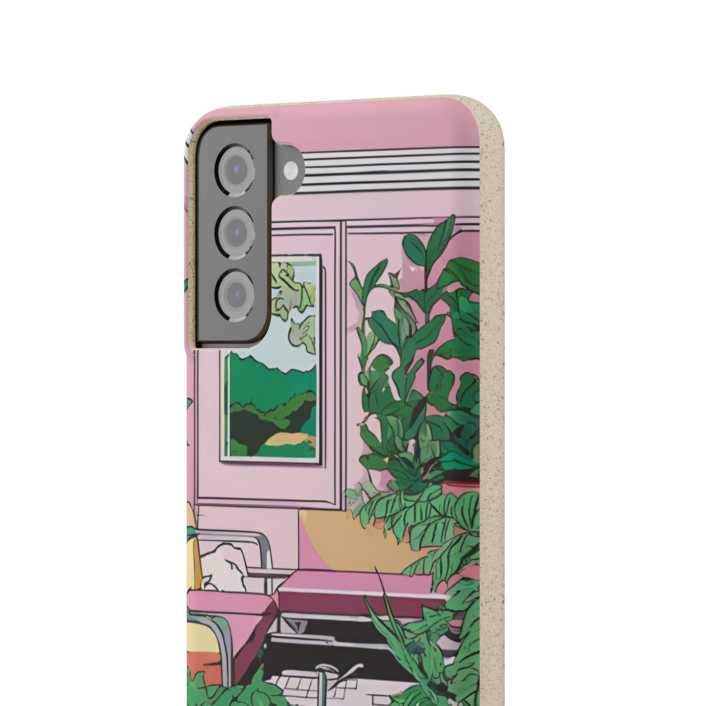Plant Pop Case | Coque biodégradable en bambou et bioplastique avec design coloré | Parfait pour les amoureux des plantes - Avec emballage cadeau