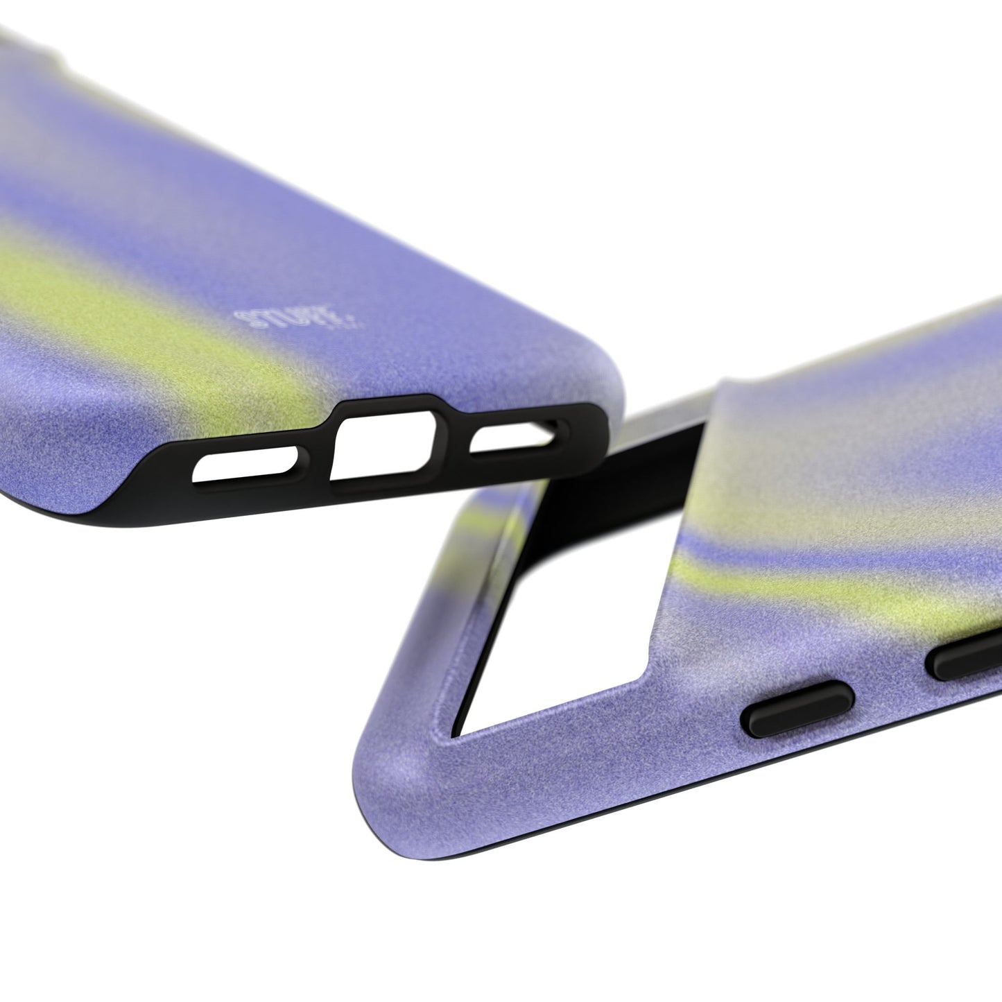 Vibrant Case | Coque résistante double protection anti-choc - Violet & Jaune