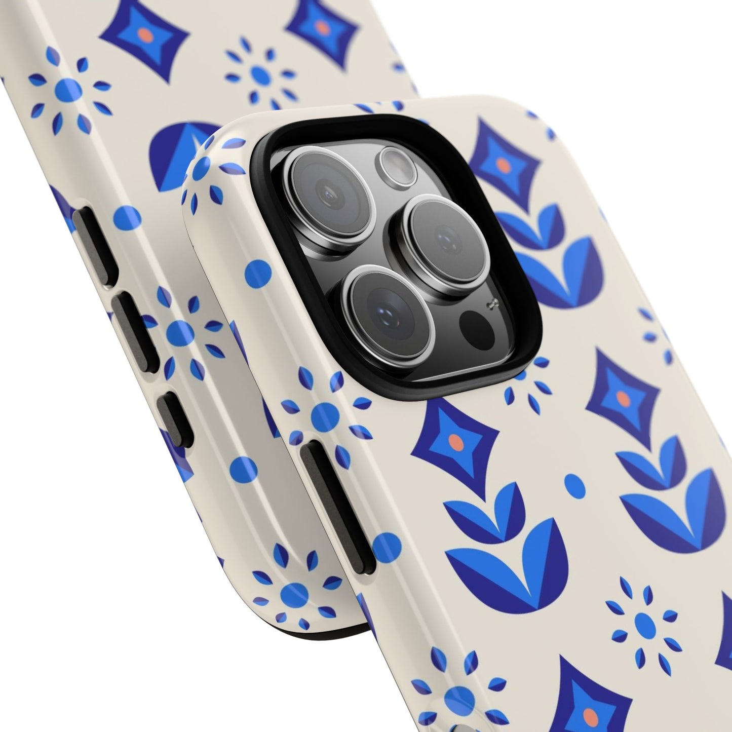 Floral Case | Coque résistante double protection avec Design Fleuri