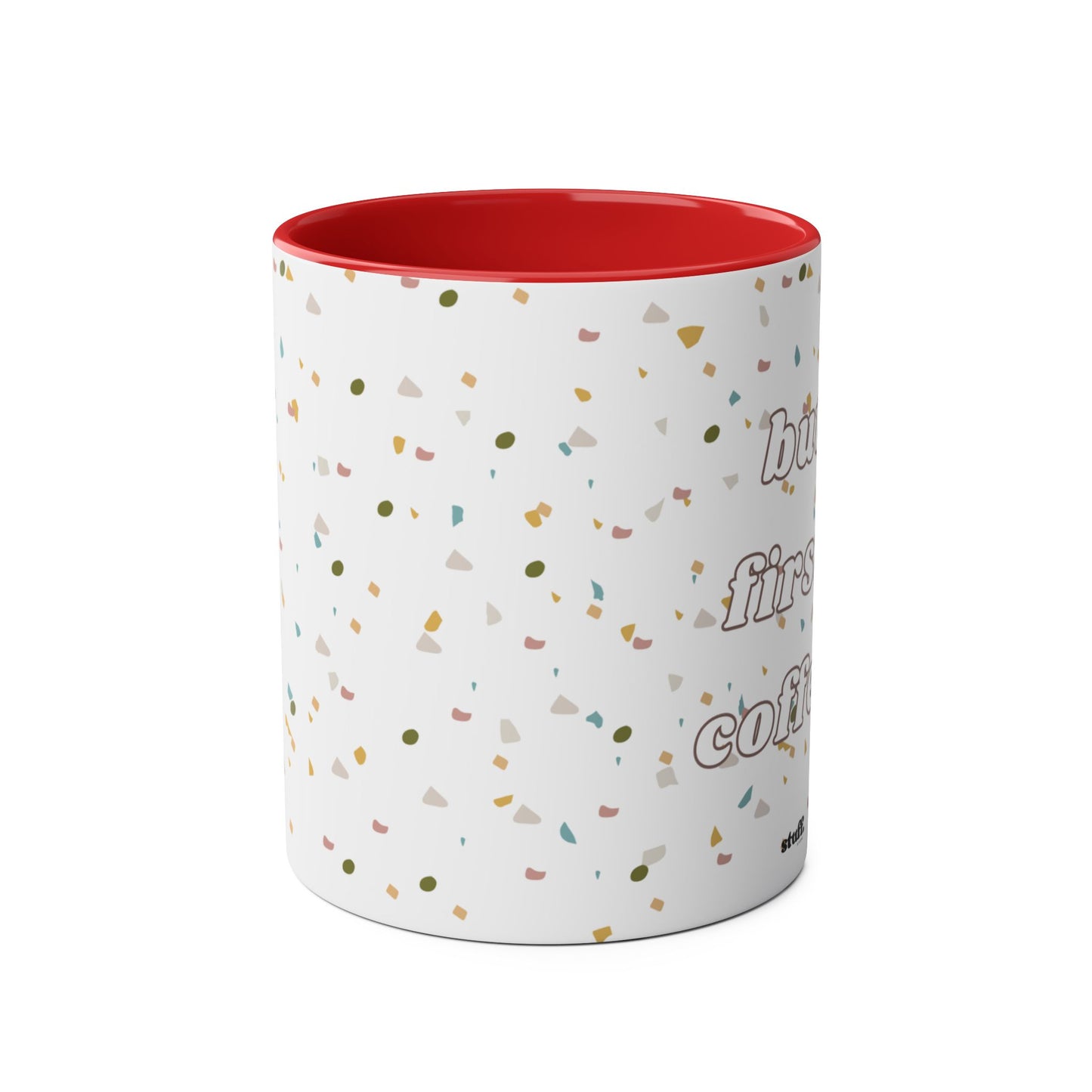 but first, coffee two-tone coffee mug