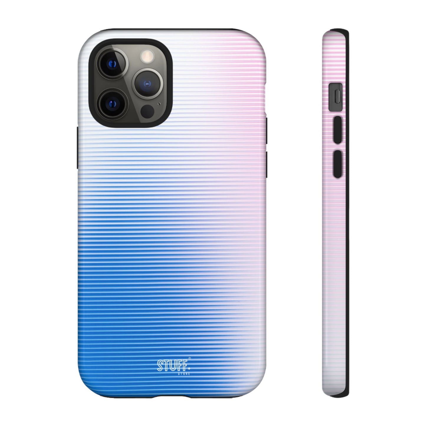 Gradient Case | Coque résistante double protection anti-choc - Dégradé Bleu & Rose