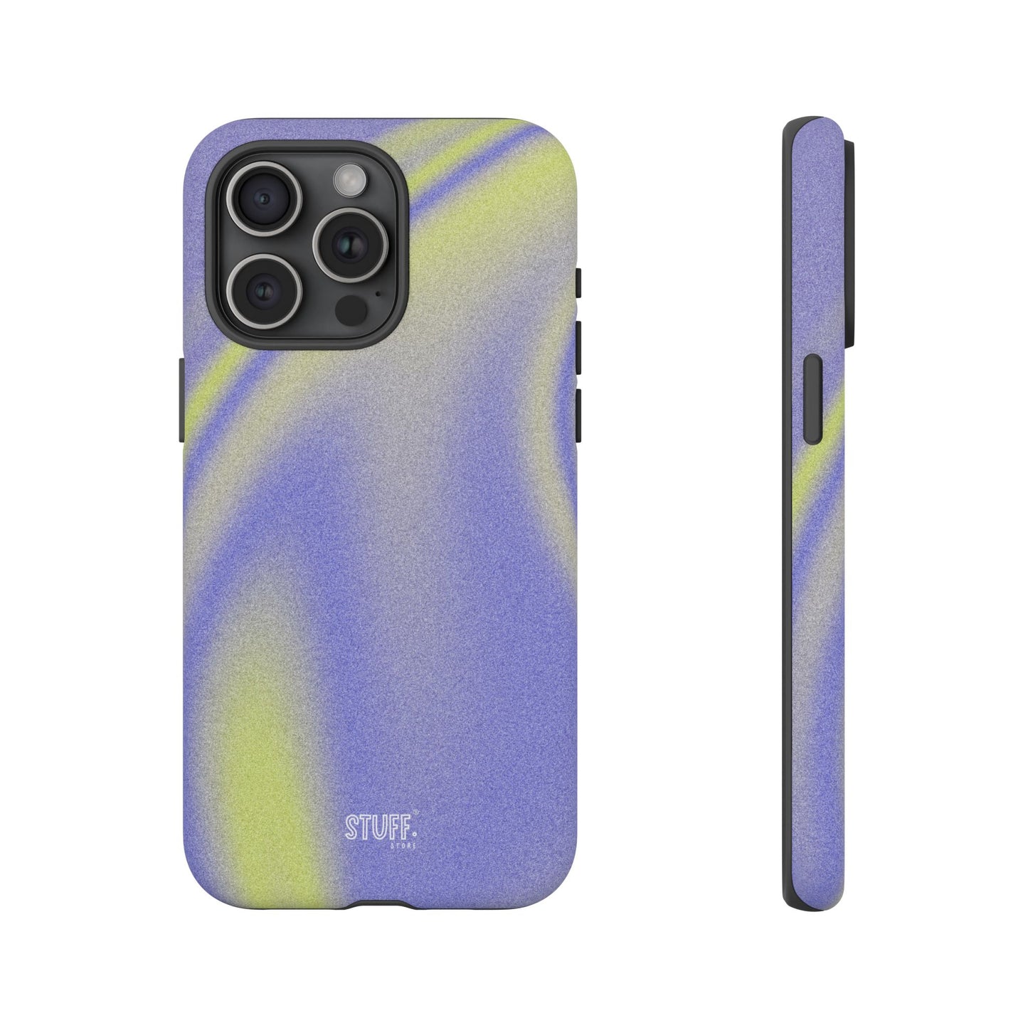 Vibrant Case | Coque résistante double protection anti-choc - Violet & Jaune