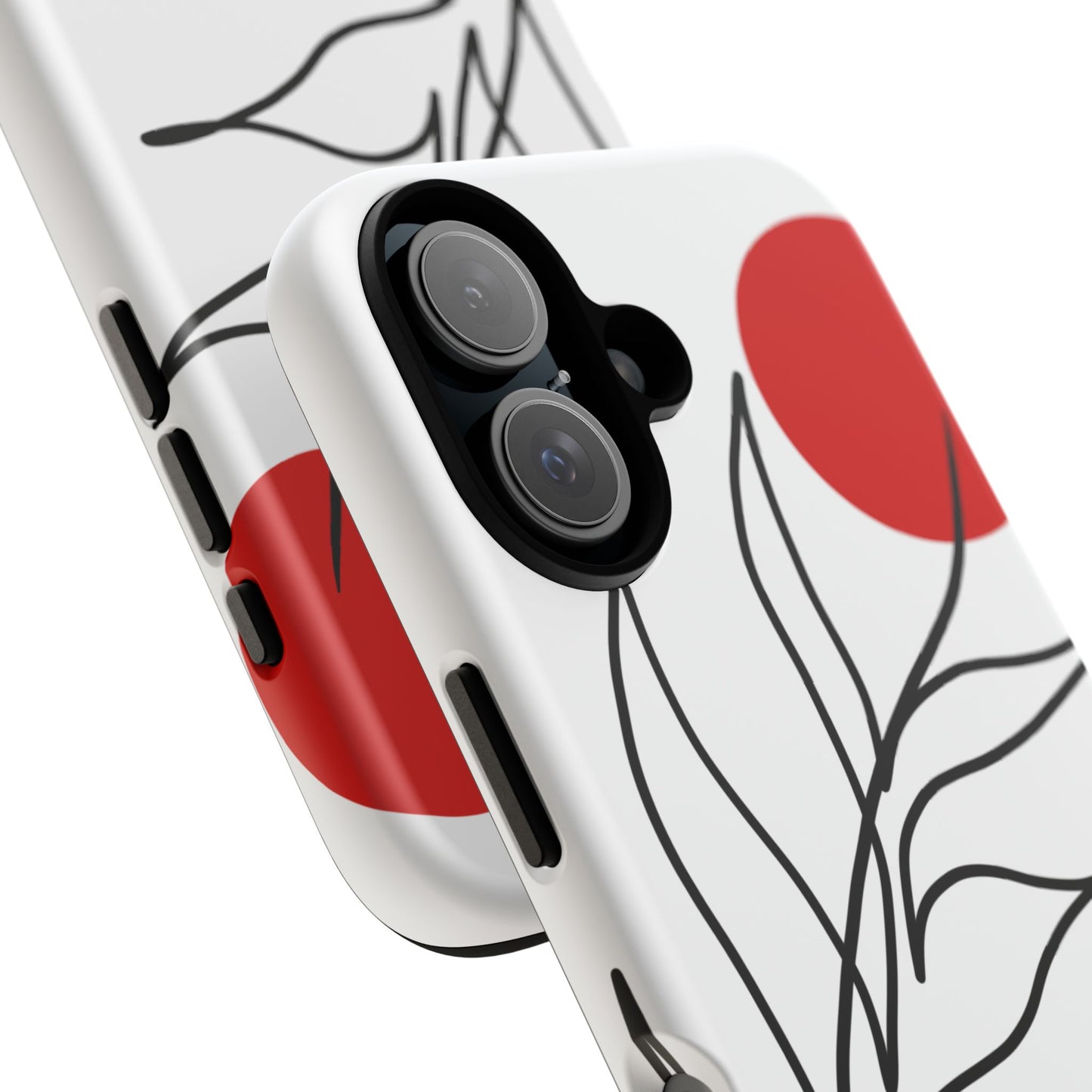 Red Sun Case | Coque résistante double protection avec Design Minimaliste