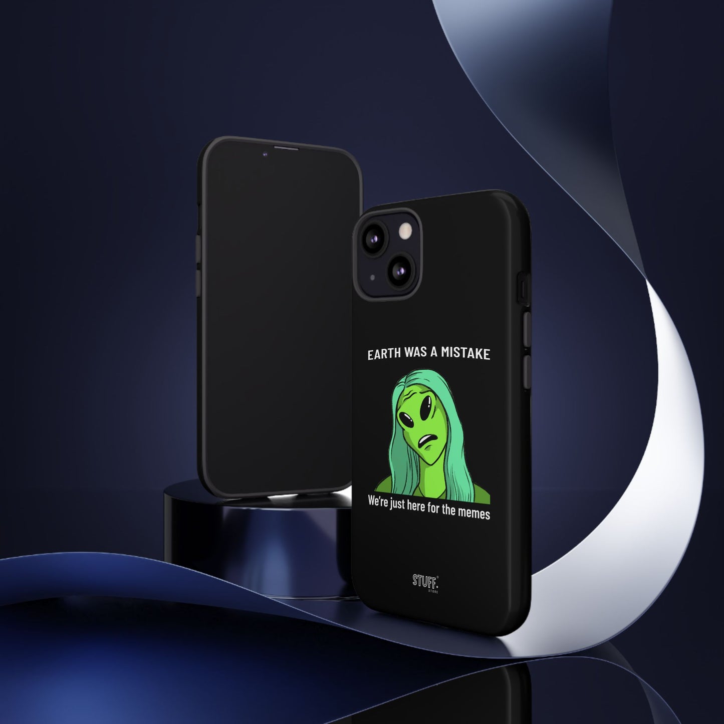 Meme Liking Alien Case | Coque résistante double protection pour les amateurs de Pop Culture