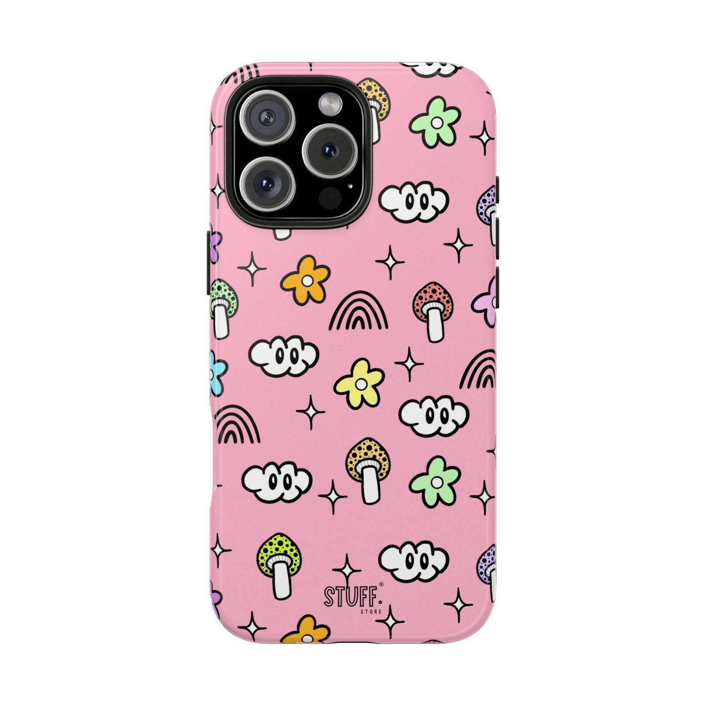 Pixie Case | Coque résistante double protection | Pixie Collection - Pink Matte Effect