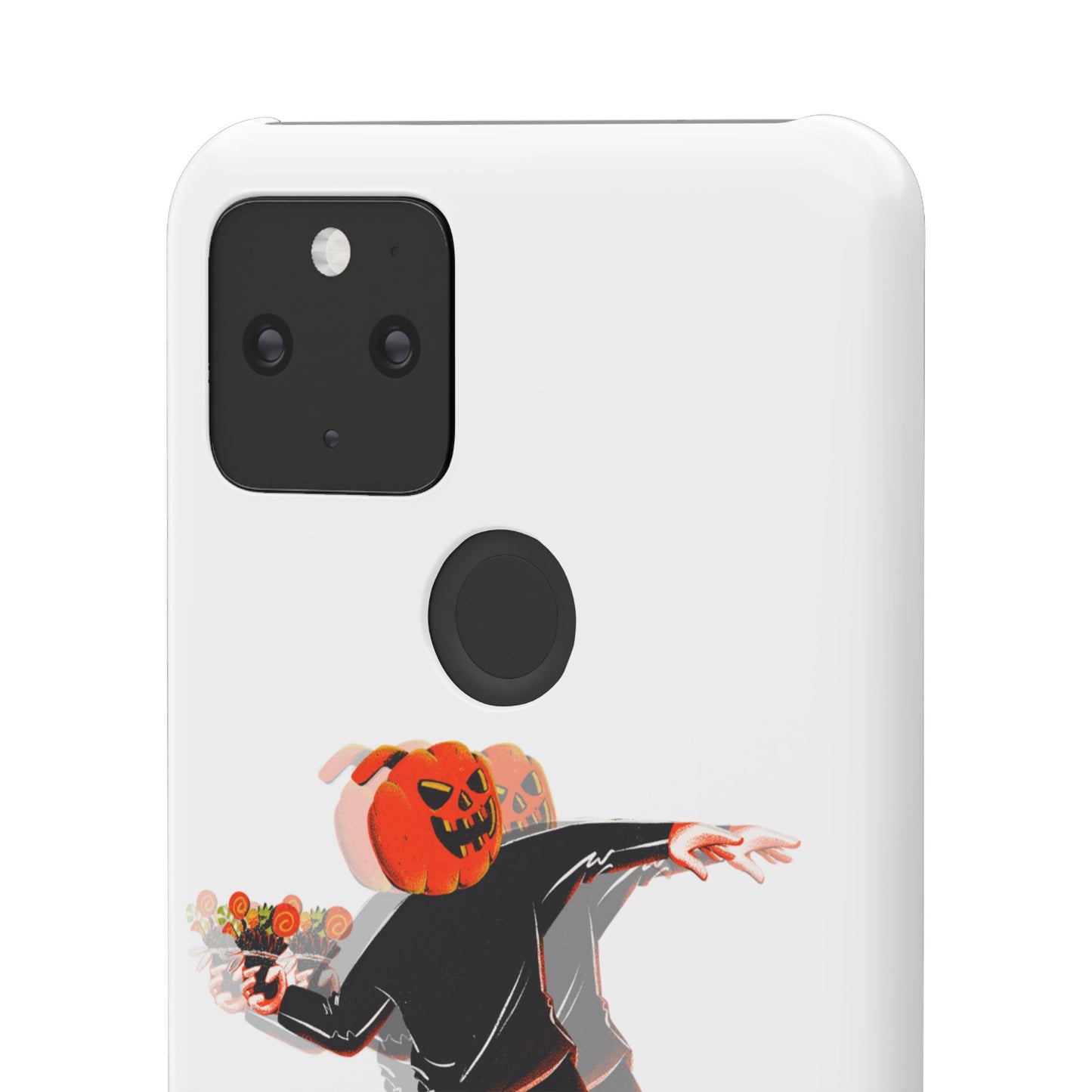 Pumpksy | Coque snap légère et résistante inspiration Banksy – Blanc