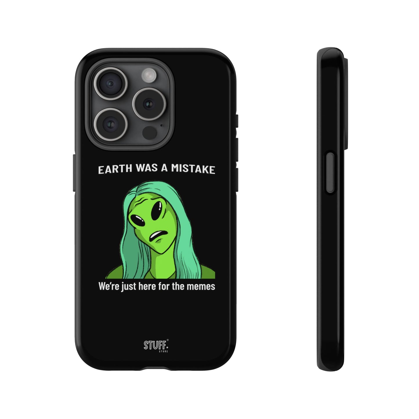 Meme Liking Alien Case | Coque résistante double protection pour les amateurs de Pop Culture