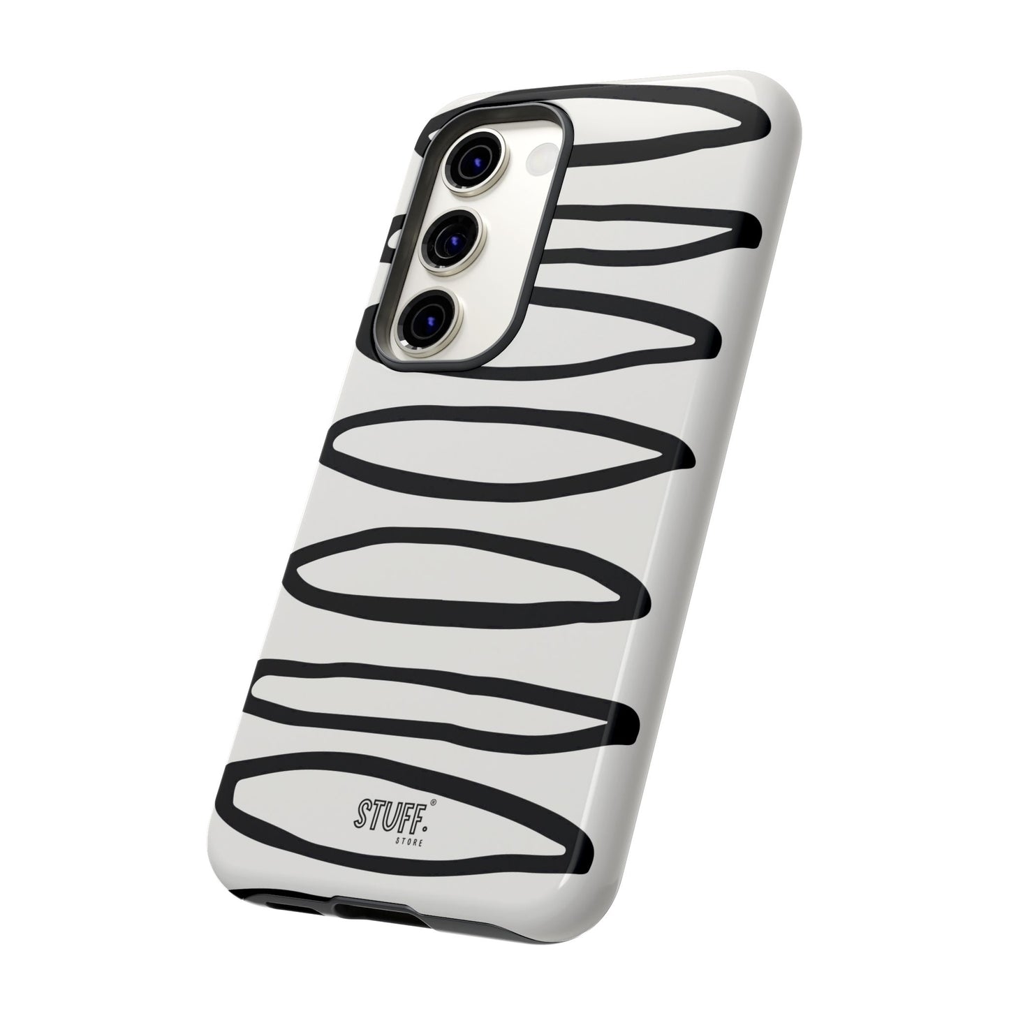 Loopy Case | Coque résistante double protection - Motif cercles abstraits