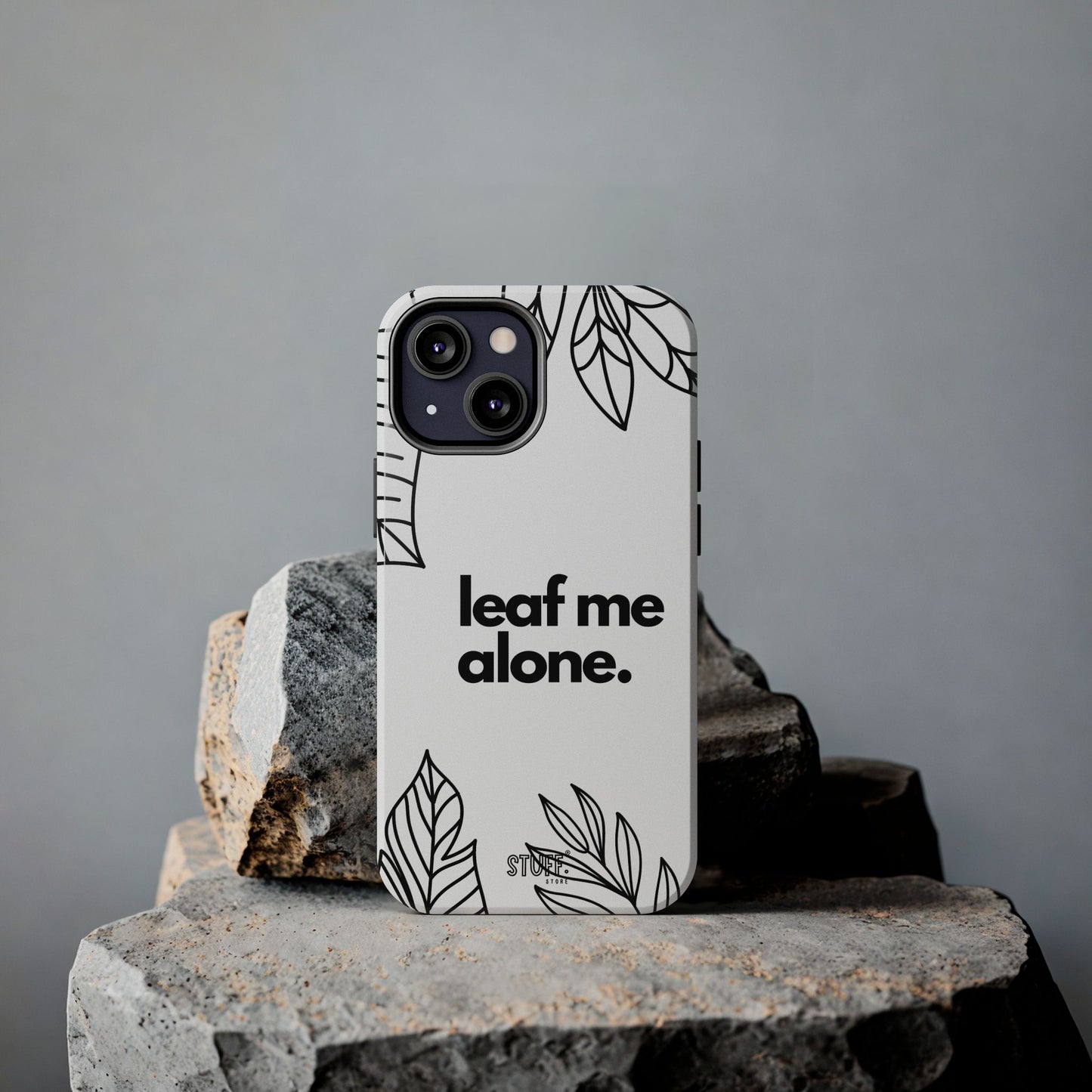 Leaf Me Case | Coque résistante double protection avec design minimaliste
