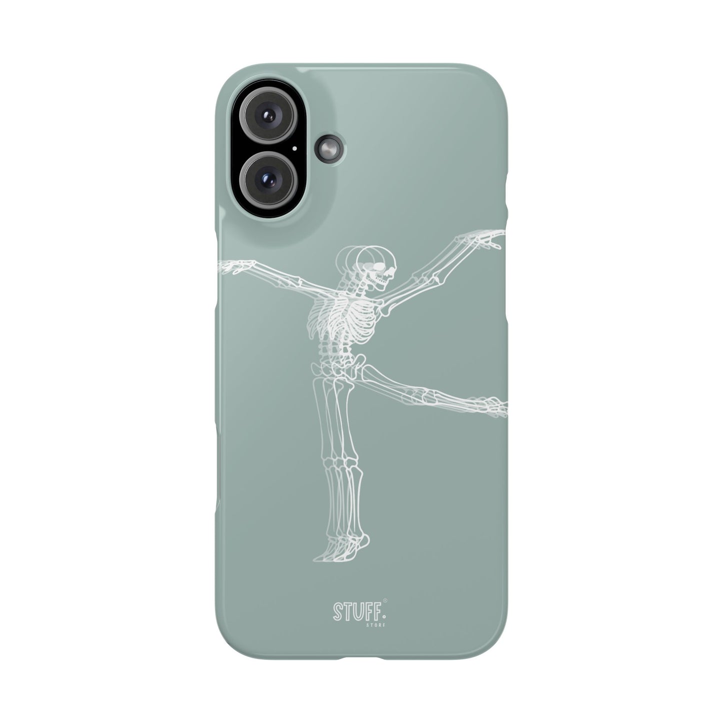 Bone-a-Rina | Coque slim durable et anti-chocs avec Design de Squelette Ballerine